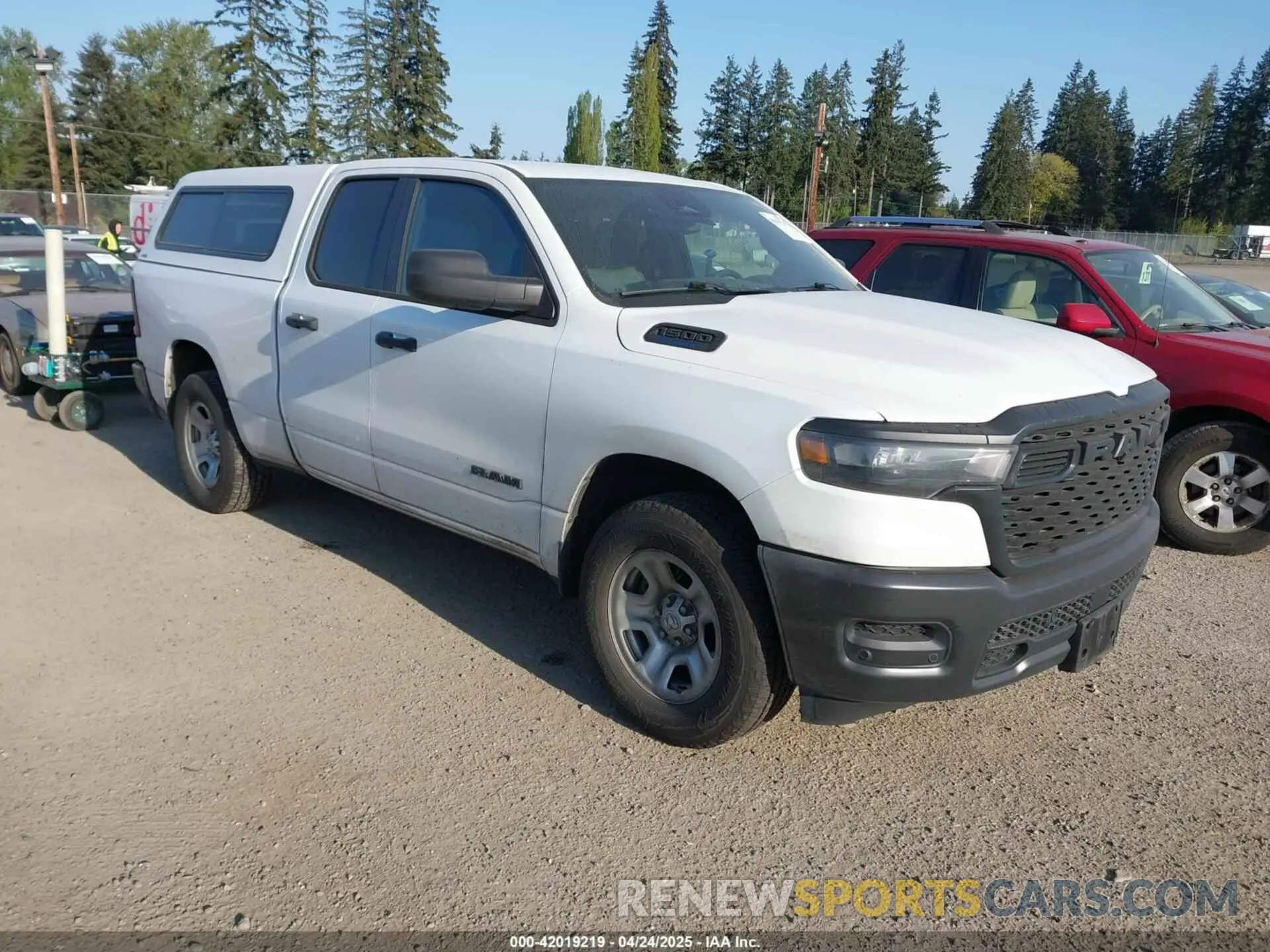 1 Photograph of a damaged car 1C6SRECG3SN543246 RAM 1500 2025