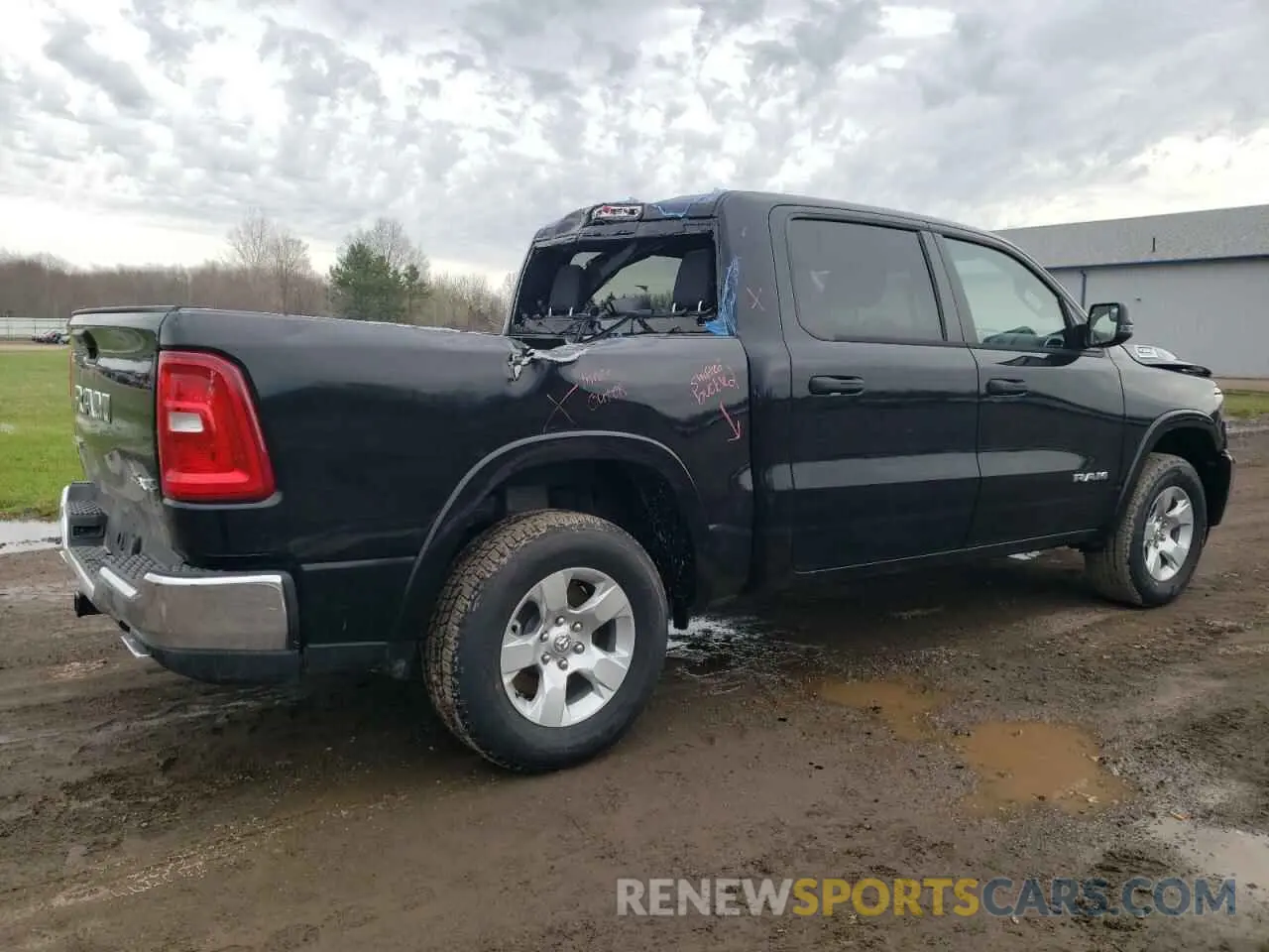 3 Фотография поврежденного автомобиля 1C6SRFFP0SN559311 RAM 1500 2025
