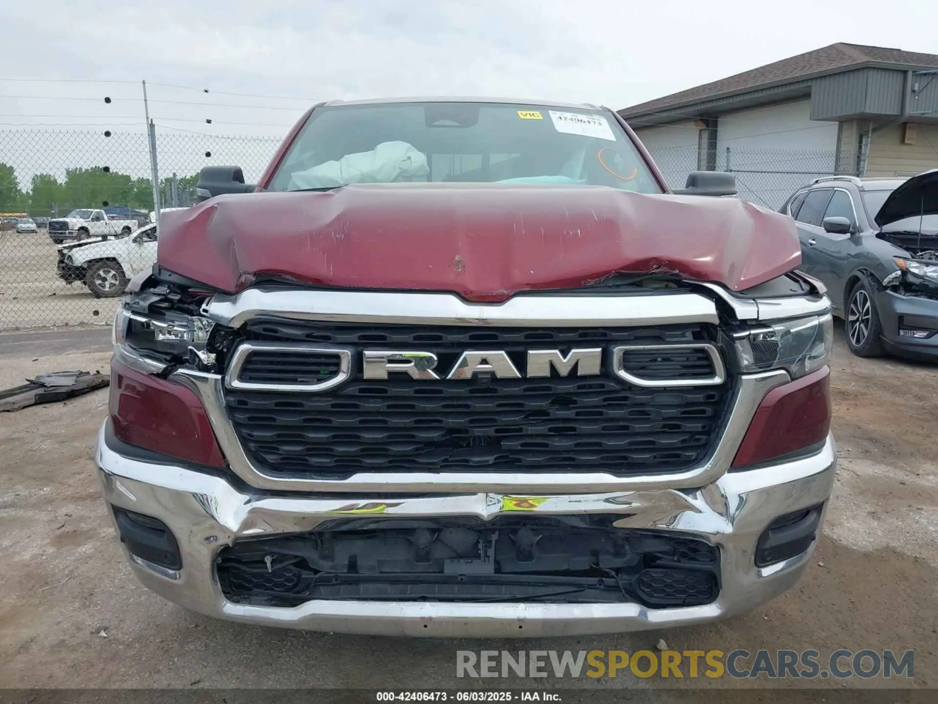 12 Photograph of a damaged car 1C6SRFFP2SN529470 RAM 1500 2025
