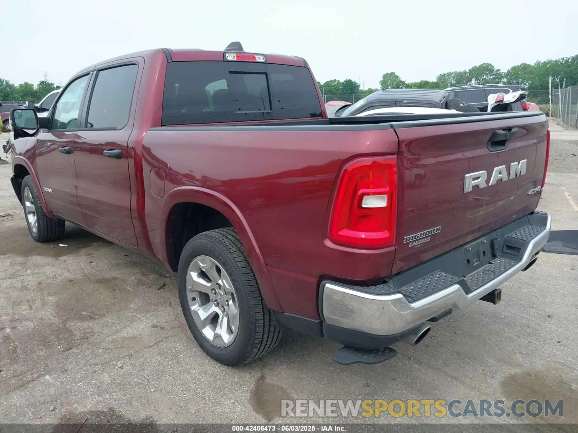 3 Photograph of a damaged car 1C6SRFFP2SN529470 RAM 1500 2025