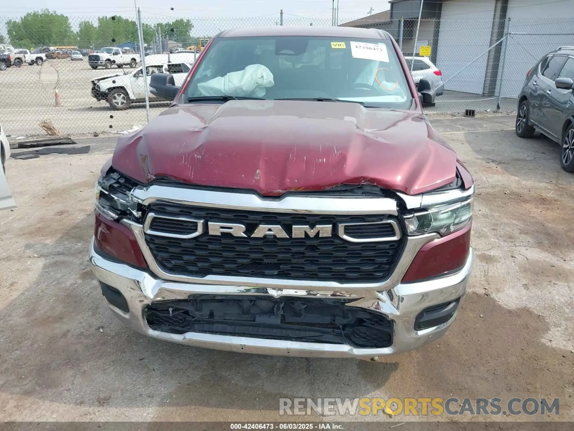6 Photograph of a damaged car 1C6SRFFP2SN529470 RAM 1500 2025