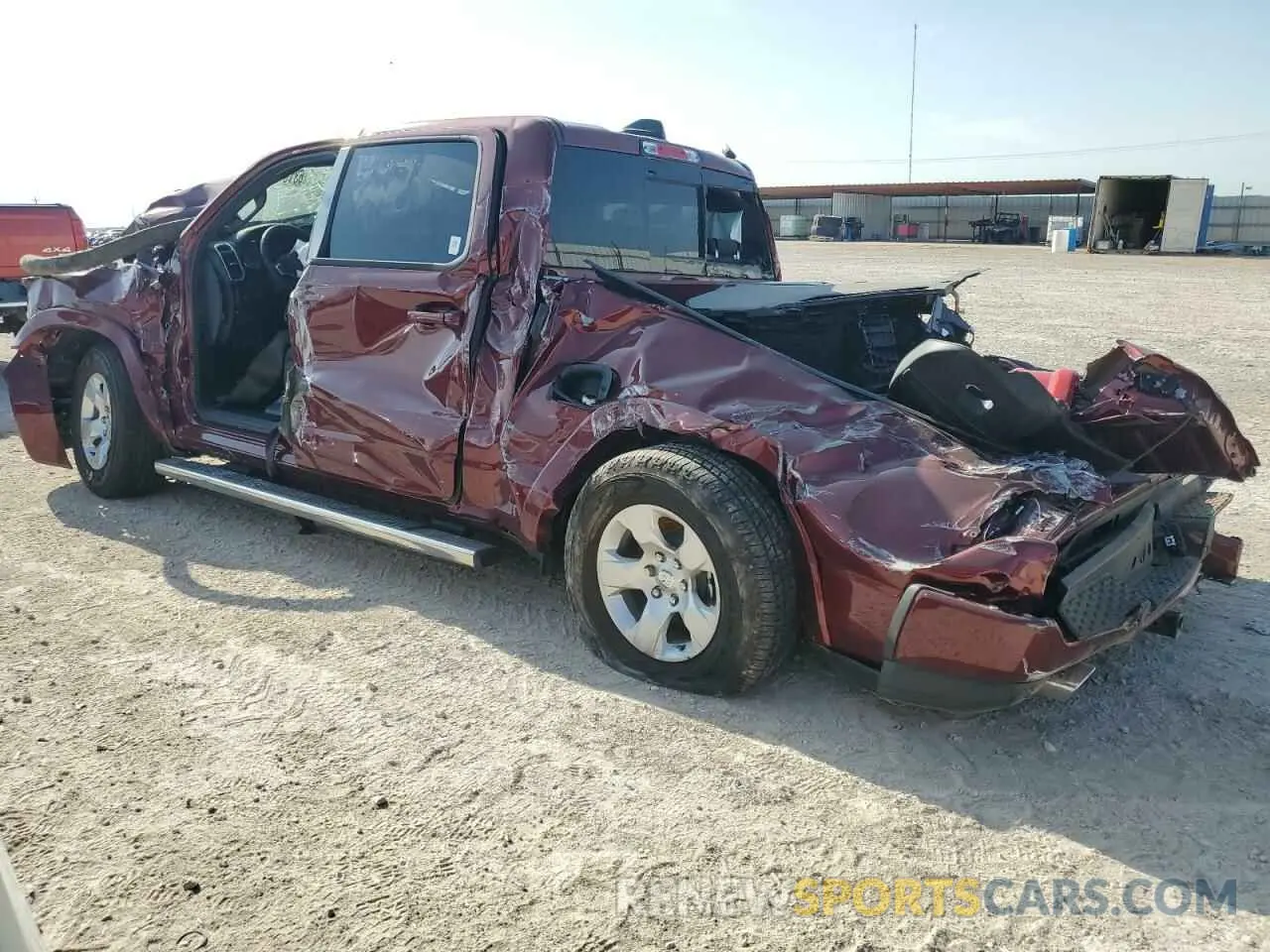 2 Photograph of a damaged car 1C6SRFFP4SN535836 RAM 1500 2025