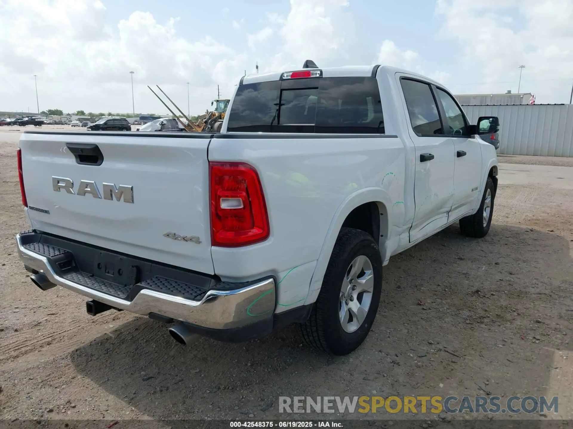 4 Photograph of a damaged car 1C6SRFFP6SN563041 RAM 1500 2025