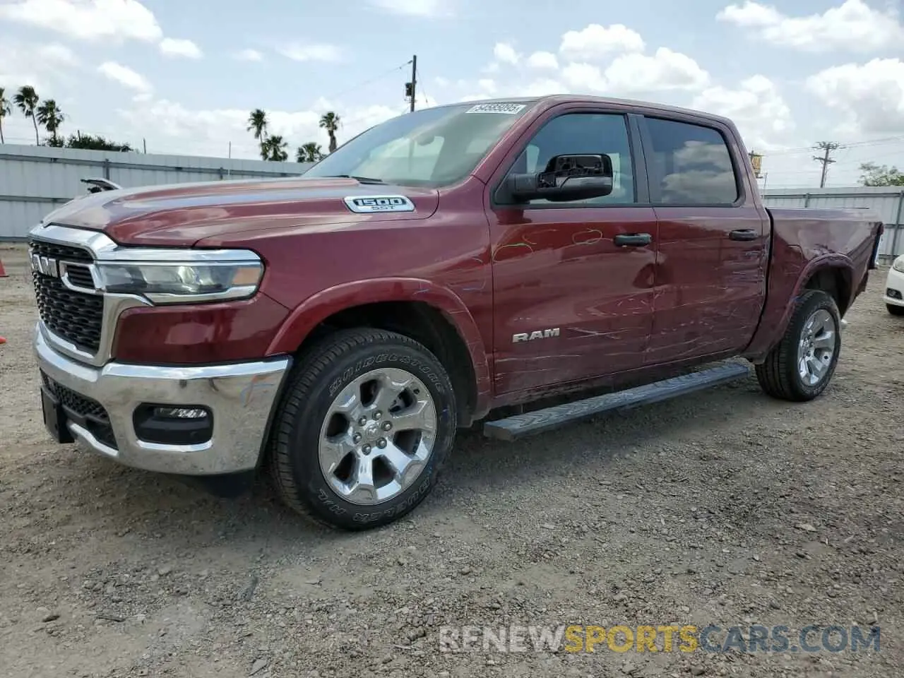 1 Photograph of a damaged car 1C6SRFFP7SN600291 RAM 1500 2025