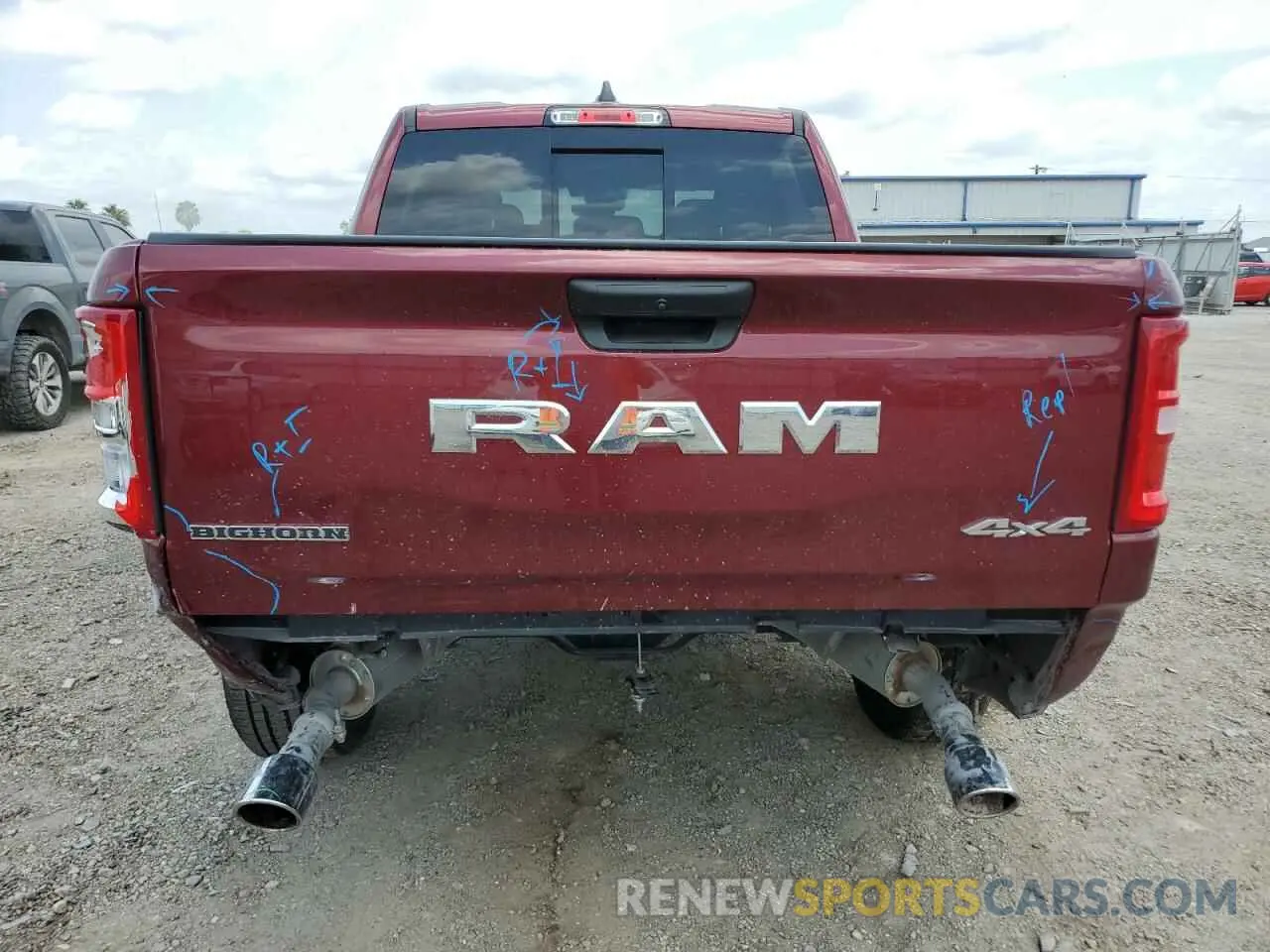 6 Photograph of a damaged car 1C6SRFFP7SN600291 RAM 1500 2025