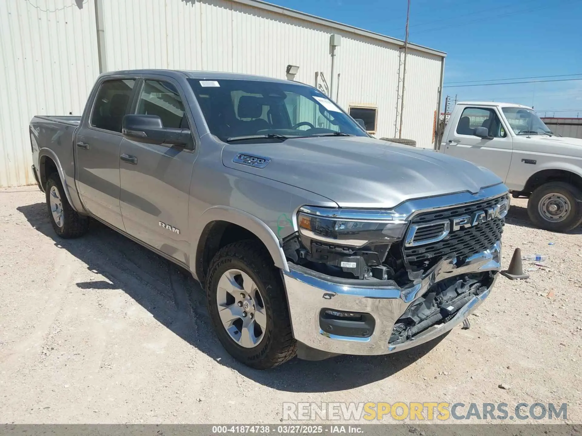 1 Photograph of a damaged car 1C6SRFFP9SN581193 RAM 1500 2025