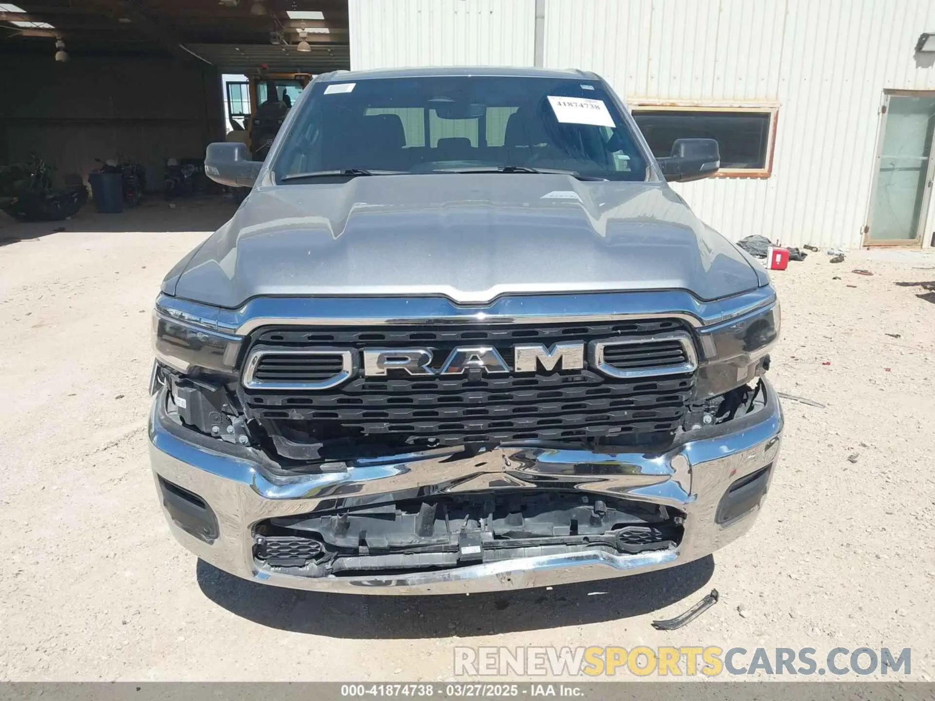 12 Photograph of a damaged car 1C6SRFFP9SN581193 RAM 1500 2025