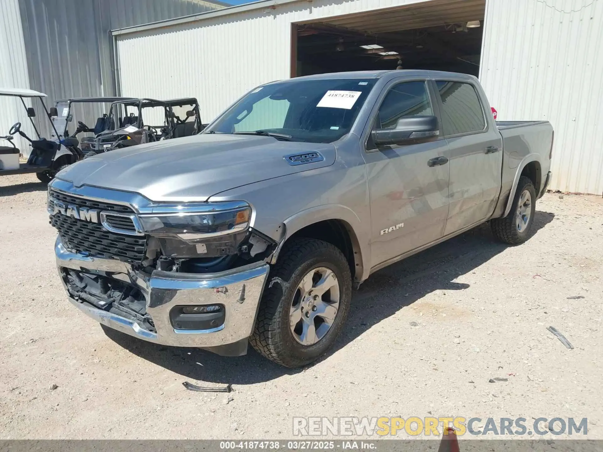 2 Photograph of a damaged car 1C6SRFFP9SN581193 RAM 1500 2025