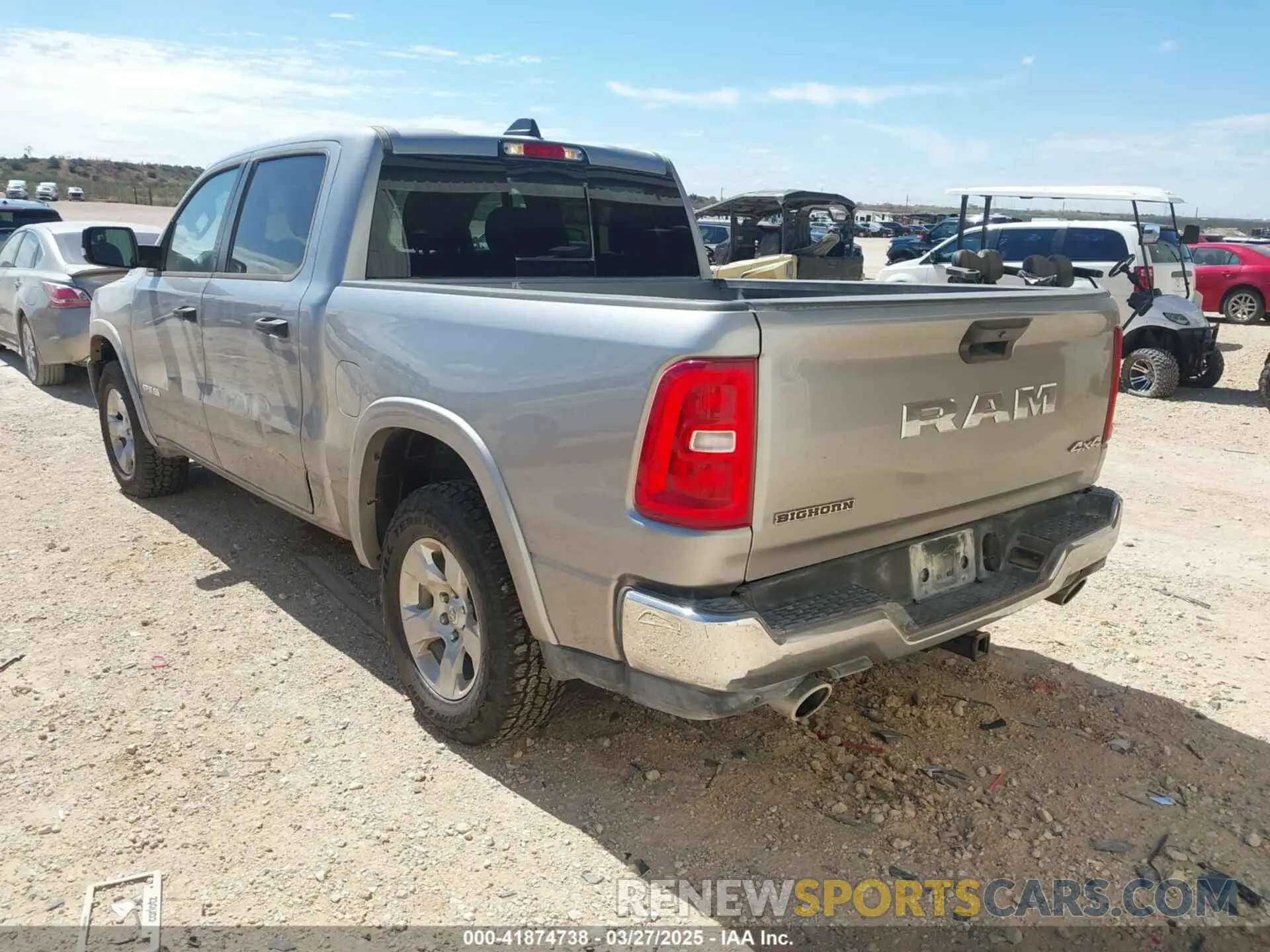 3 Photograph of a damaged car 1C6SRFFP9SN581193 RAM 1500 2025