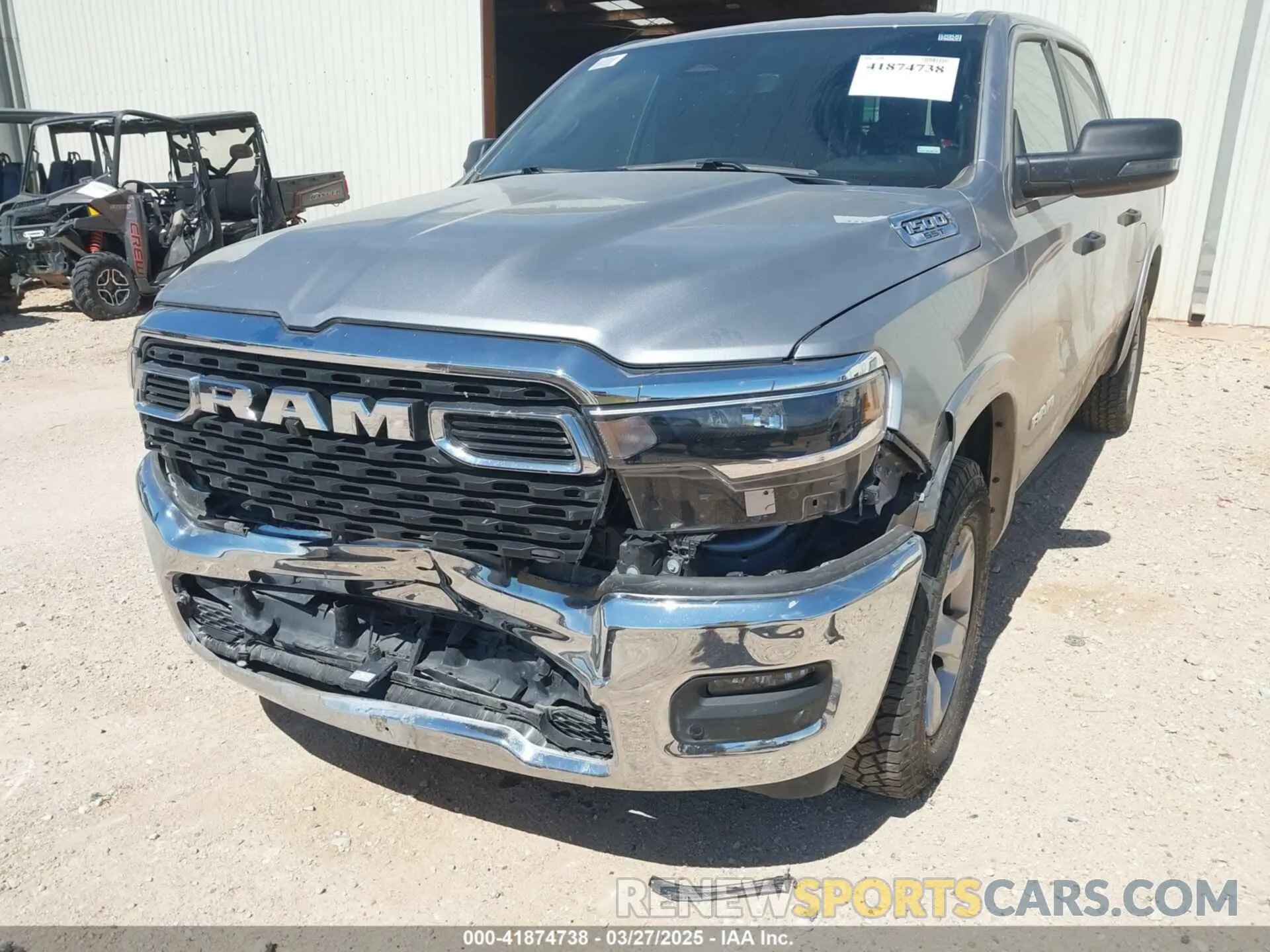 6 Photograph of a damaged car 1C6SRFFP9SN581193 RAM 1500 2025