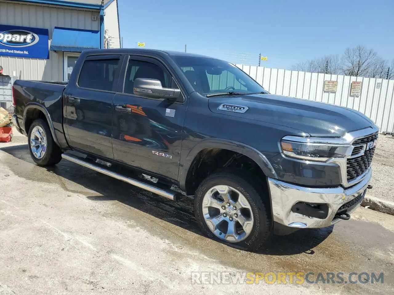 4 Photograph of a damaged car 1C6SRFFP9SN628206 RAM 1500 2025
