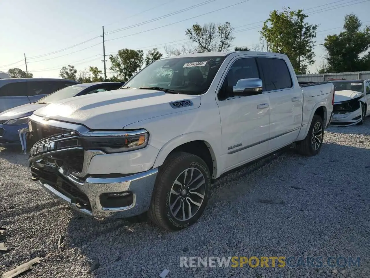 1 Photograph of a damaged car 1C6SRFHP8SN550739 RAM 1500 2025