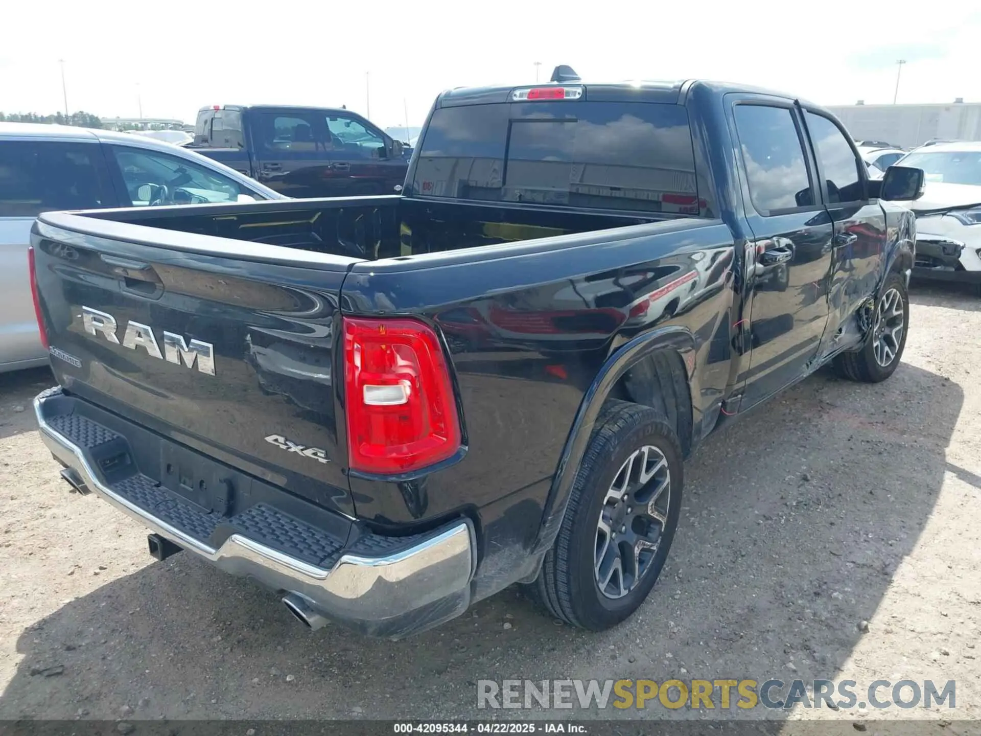 4 Photograph of a damaged car 1C6SRFJP3SN567779 RAM 1500 2025