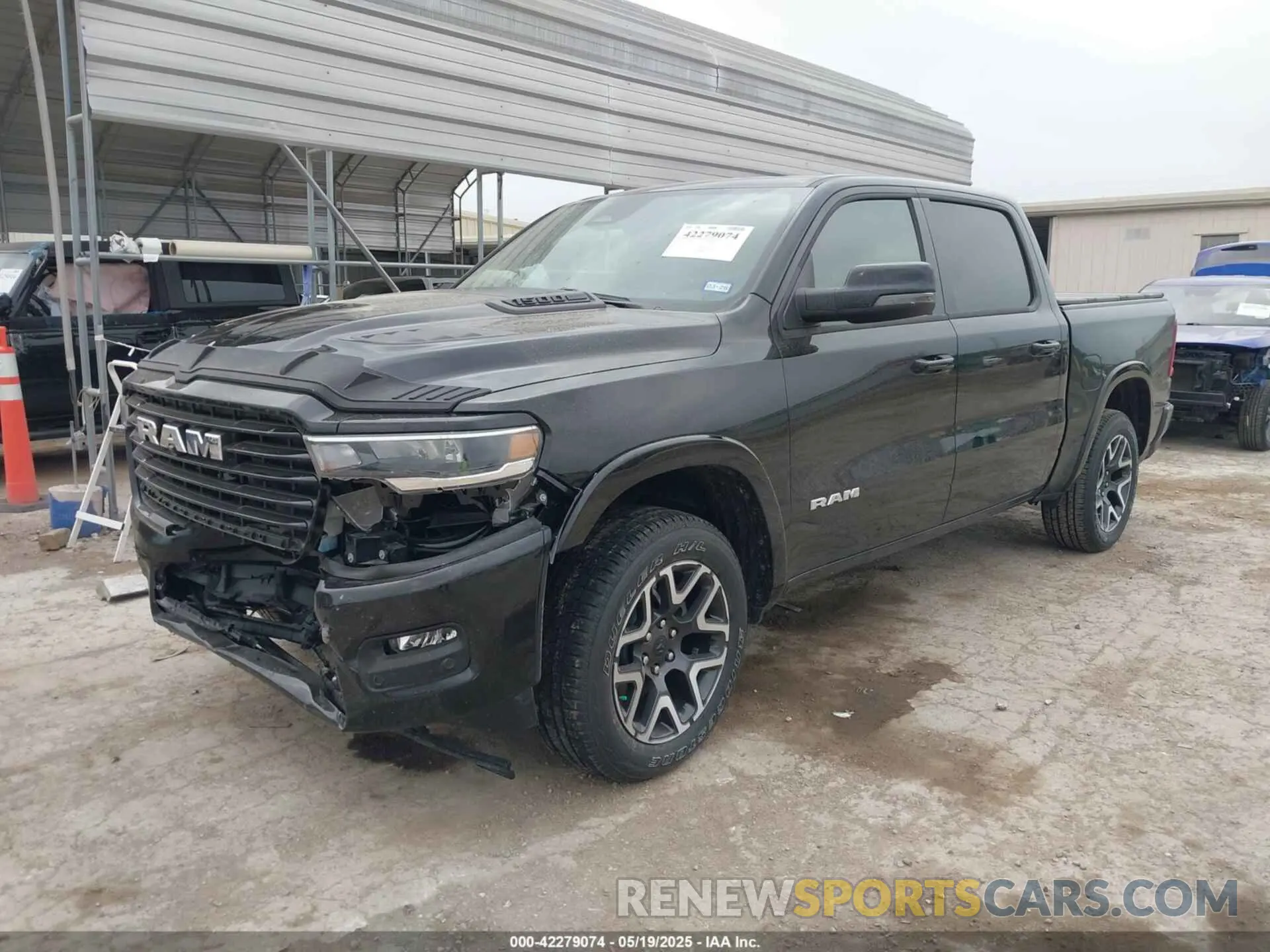 2 Photograph of a damaged car 1C6SRFJP7SN502028 RAM 1500 2025