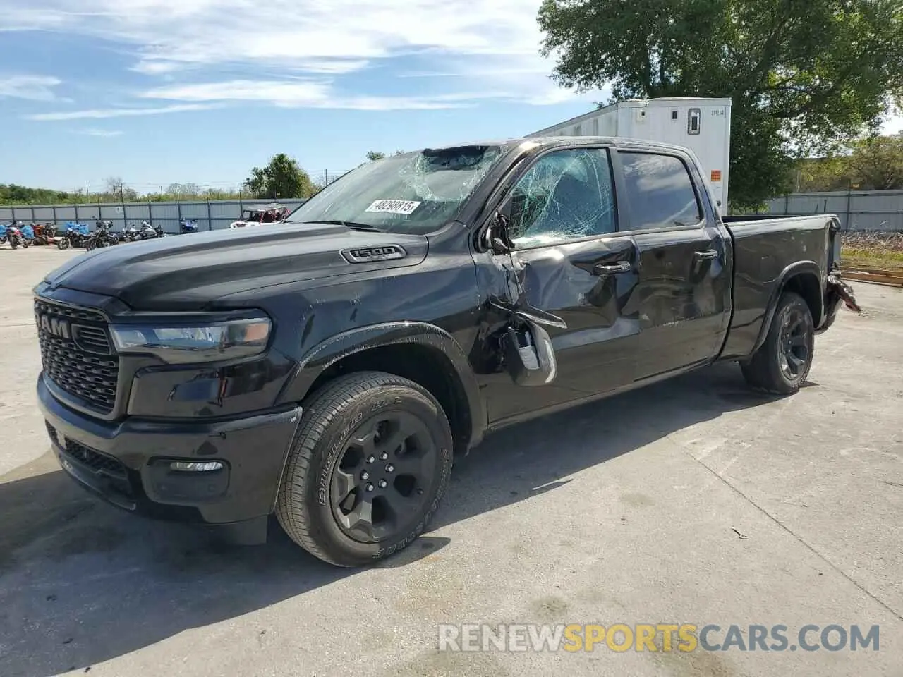 1 Photograph of a damaged car 1C6SRFMPXSN583439 RAM 1500 2025