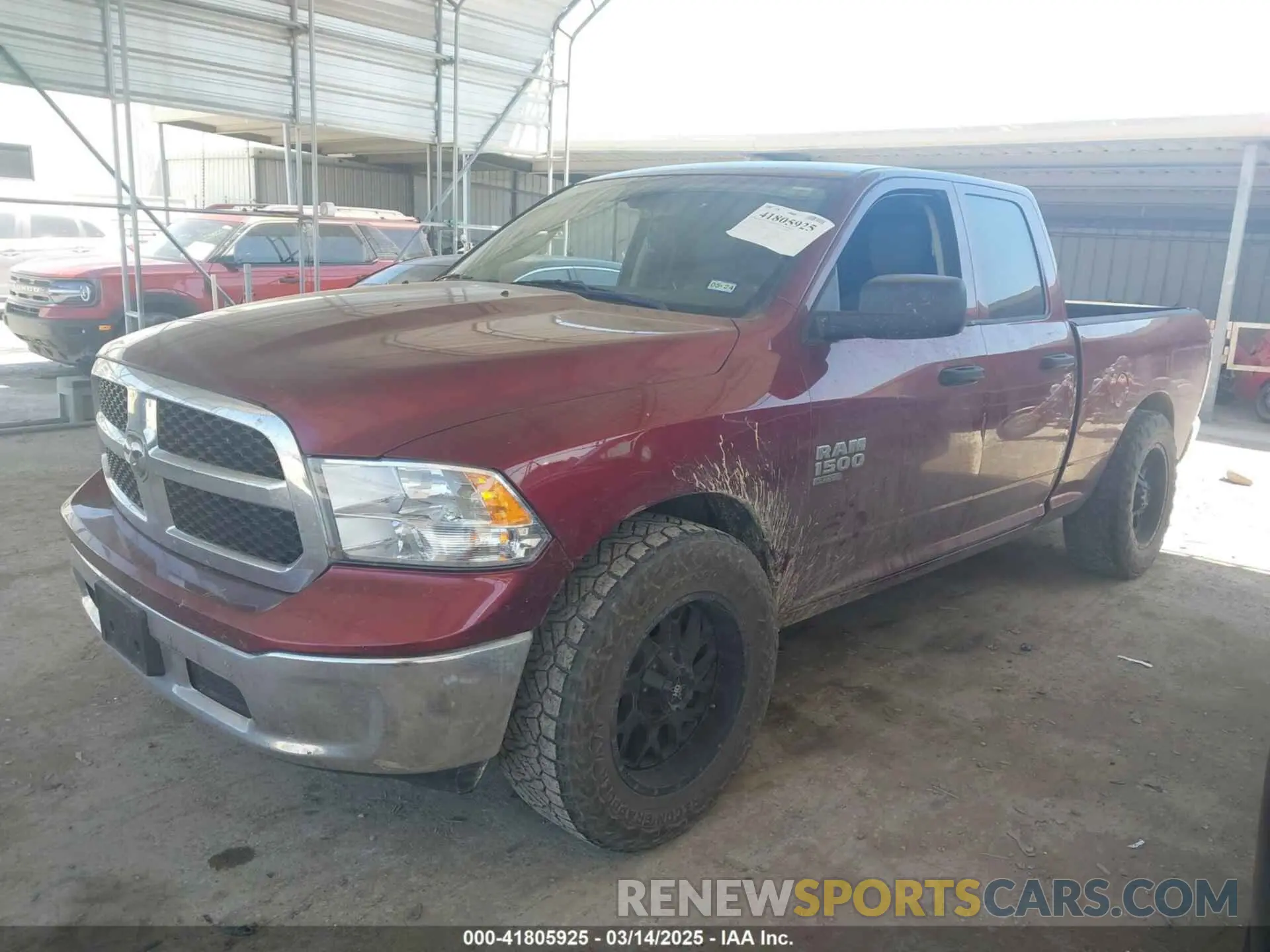 2 Фотография поврежденного автомобиля 1C6RR6FG7KS704795 RAM 1500 CLASSIC 2019