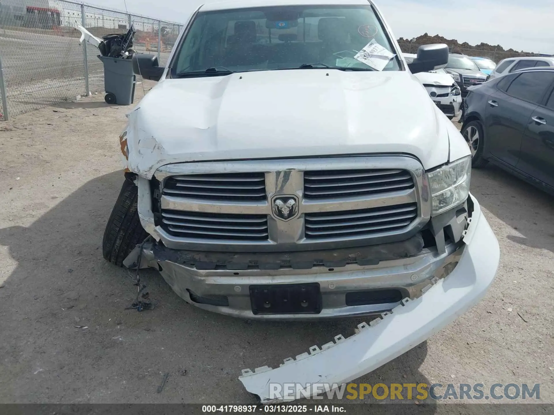 6 Photograph of a damaged car 1C6RR6LT7KS564197 RAM 1500 CLASSIC 2019