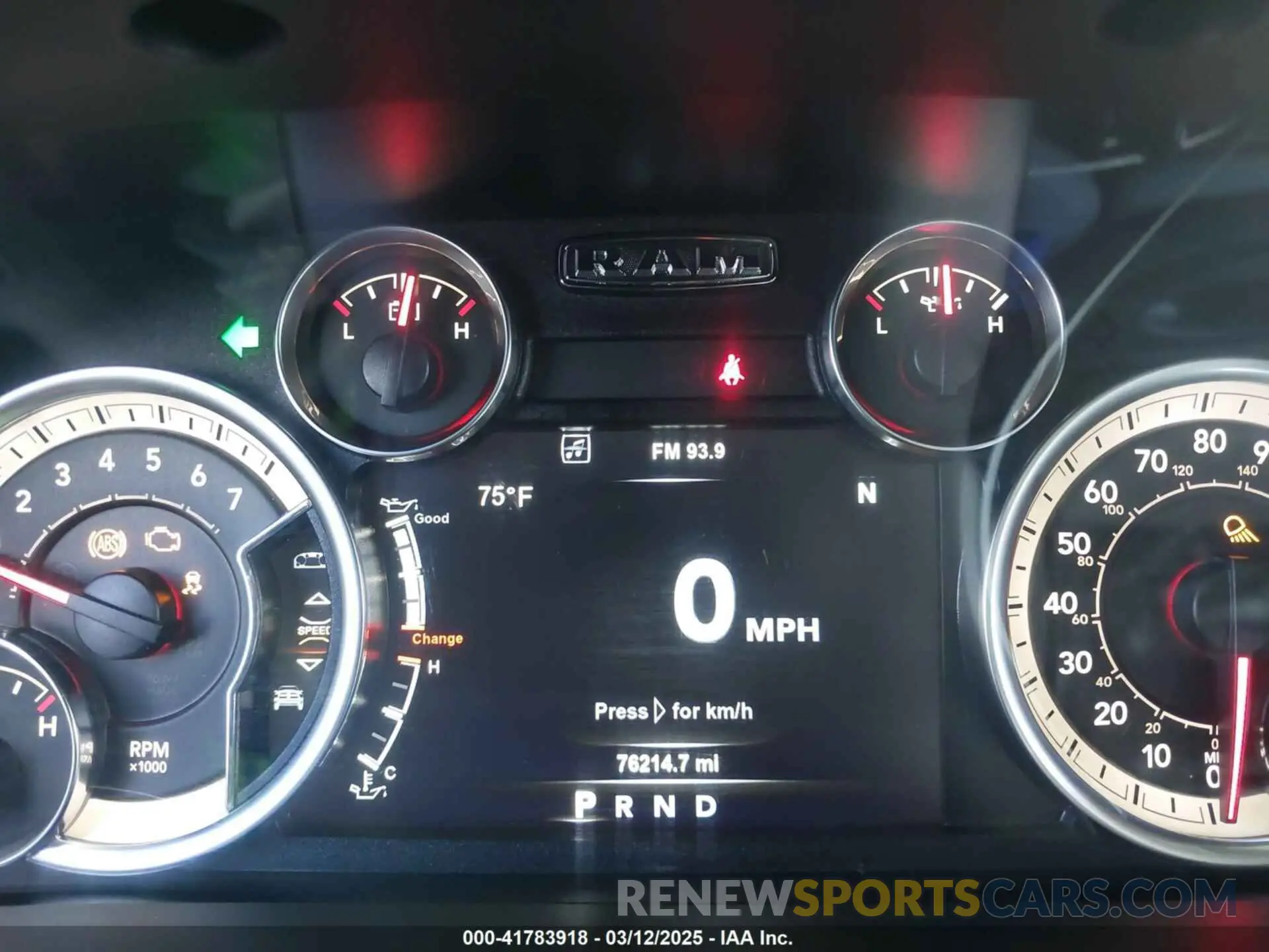 7 Фотография поврежденного автомобиля 1C6RR6LT8KS549269 RAM 1500 CLASSIC 2019