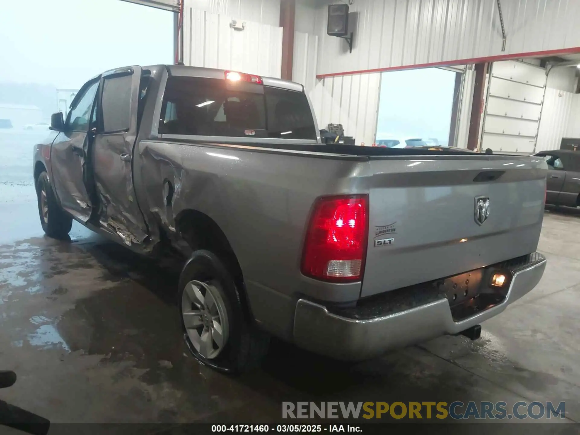3 Photograph of a damaged car 1C6RR6TT6KS712064 RAM 1500 CLASSIC 2019