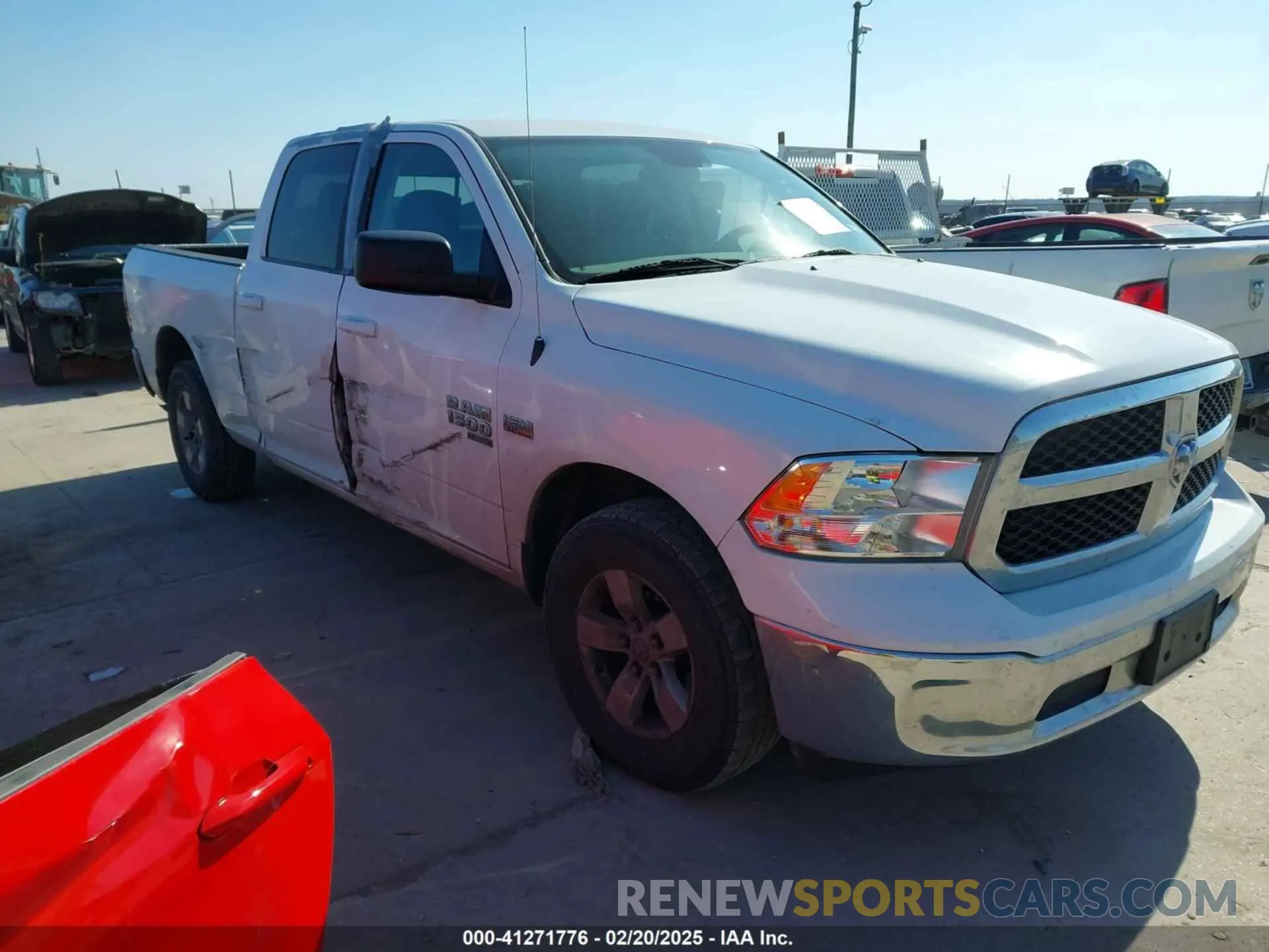 1 Photograph of a damaged car 1C6RR6TT9KS561561 RAM 1500 CLASSIC 2019