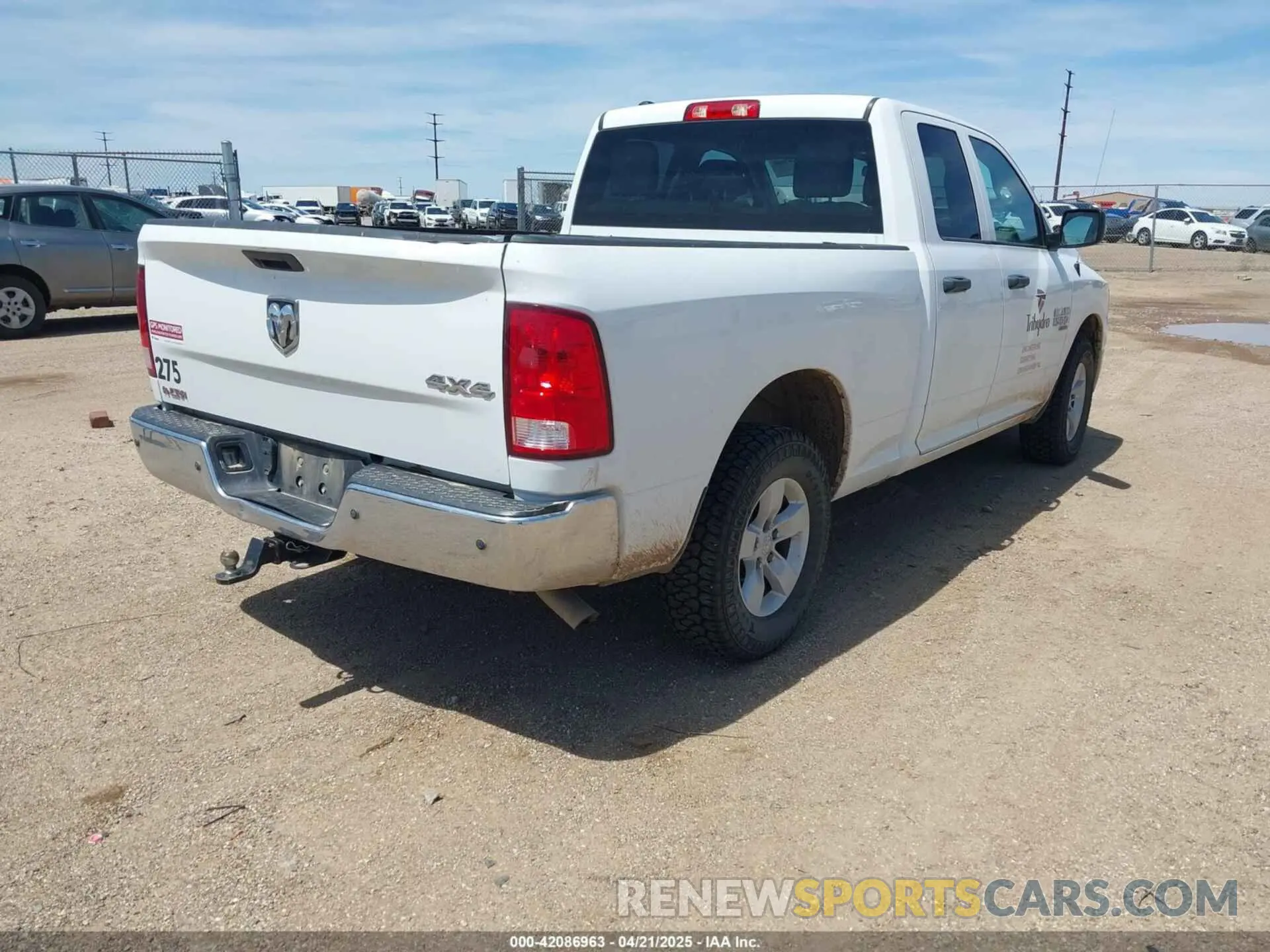 4 Photograph of a damaged car 1C6RR7FG6KS590438 RAM 1500 CLASSIC 2019