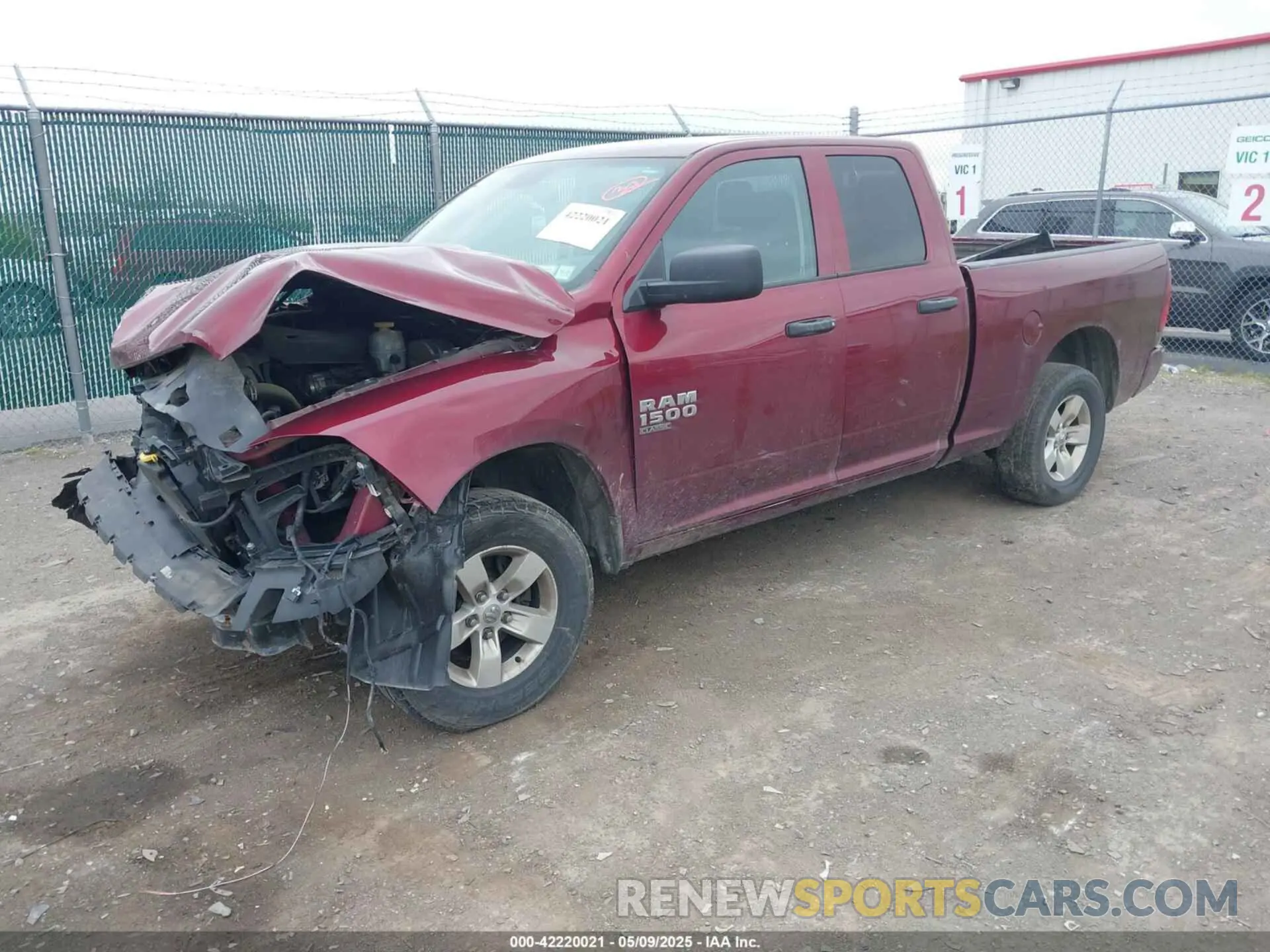 2 Фотография поврежденного автомобиля 1C6RR7FG7KS501699 RAM 1500 CLASSIC 2019