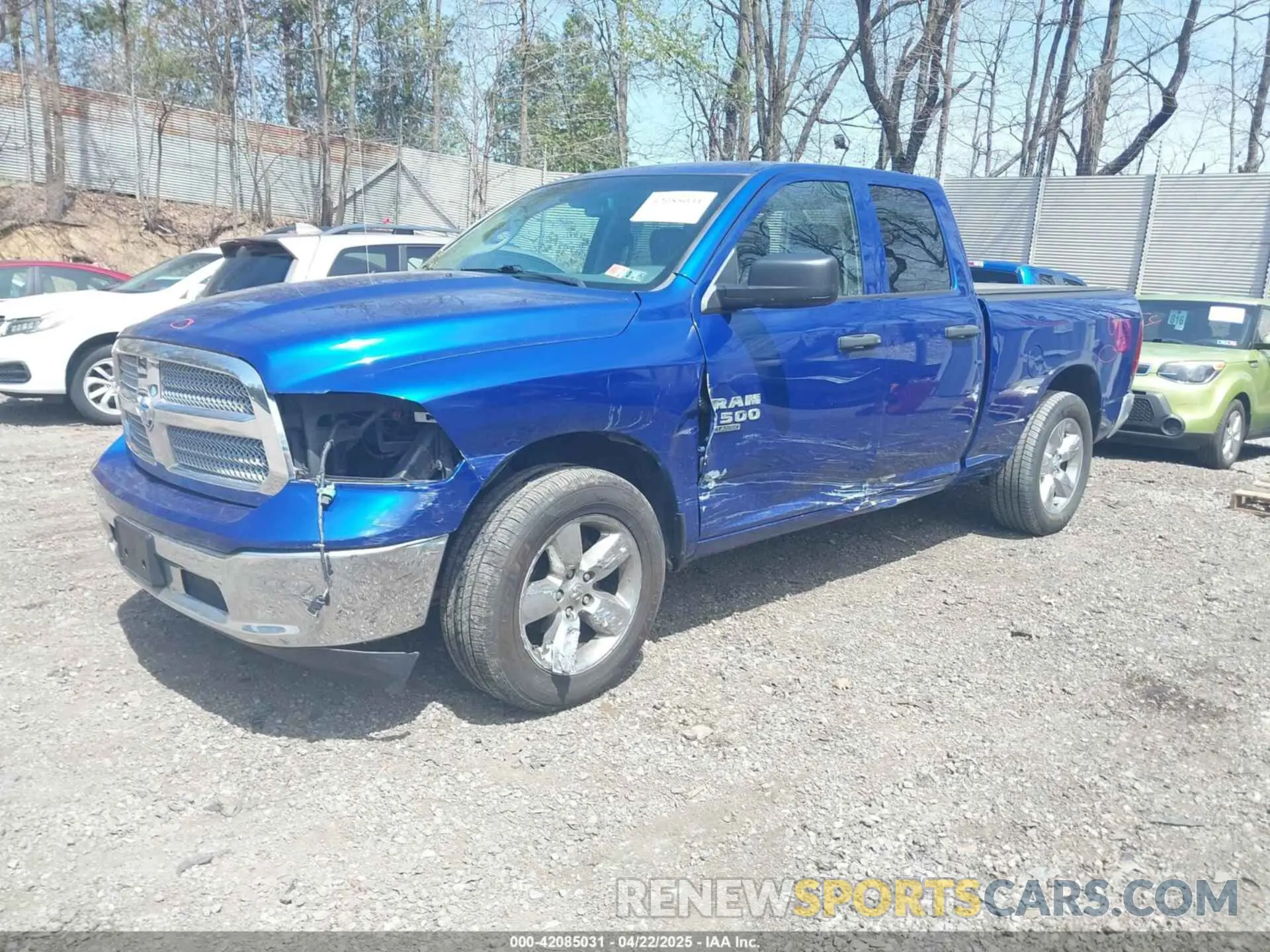 2 Photograph of a damaged car 1C6RR7FG8KS501968 RAM 1500 CLASSIC 2019