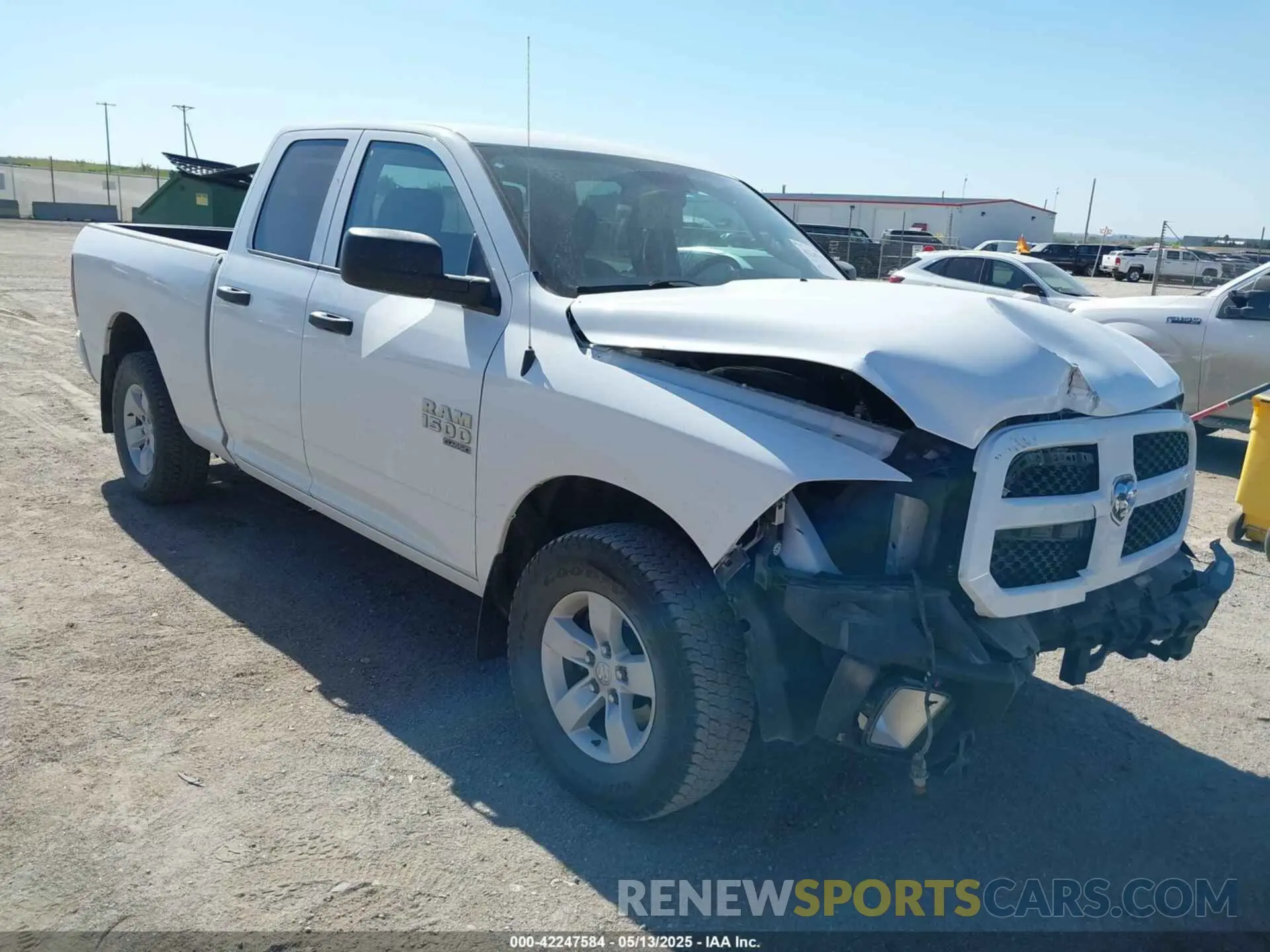 1 Photograph of a damaged car 1C6RR7FG9KS537801 RAM 1500 CLASSIC 2019