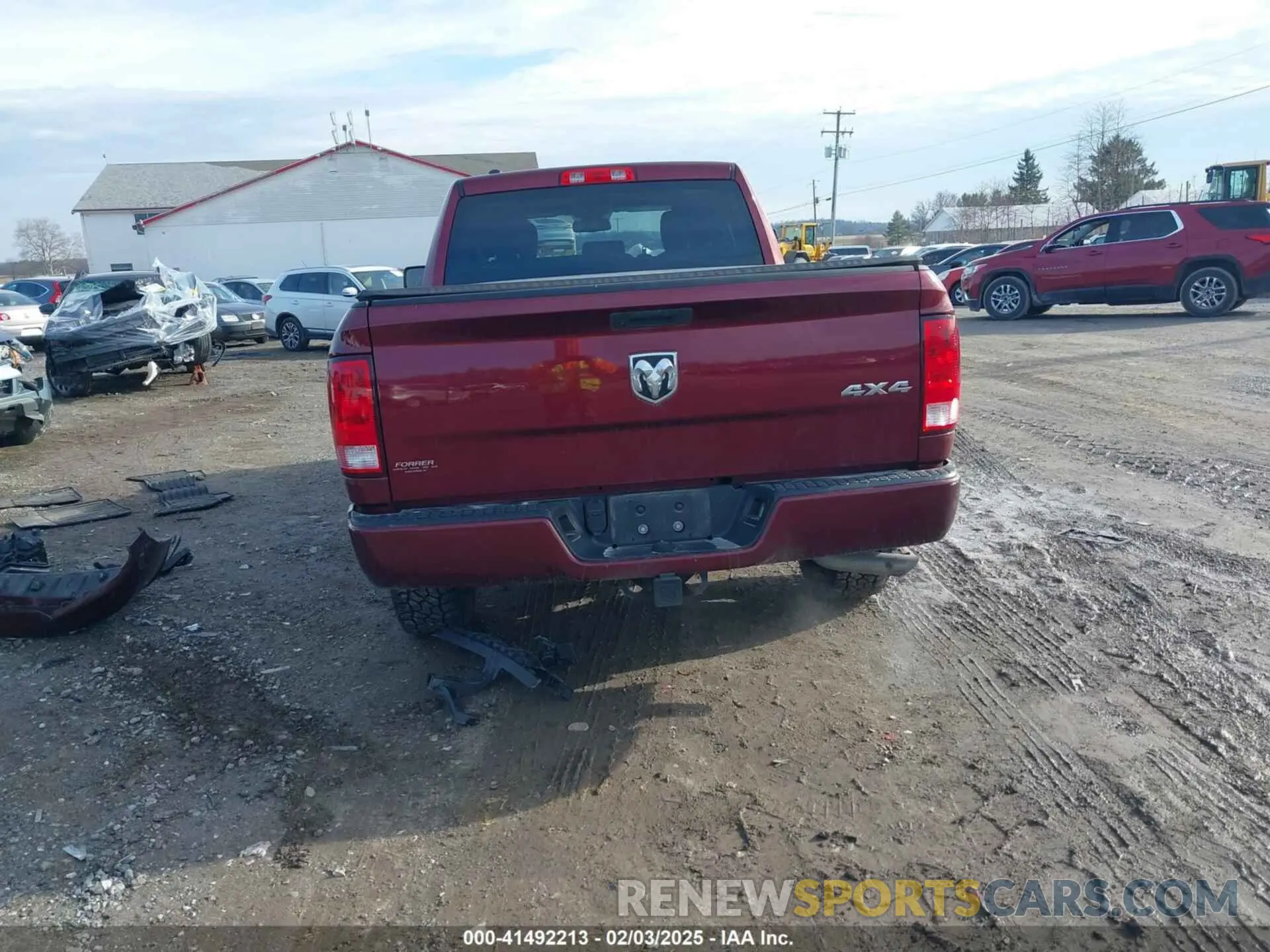 16 Photograph of a damaged car 1C6RR7FGXKS584156 RAM 1500 CLASSIC 2019