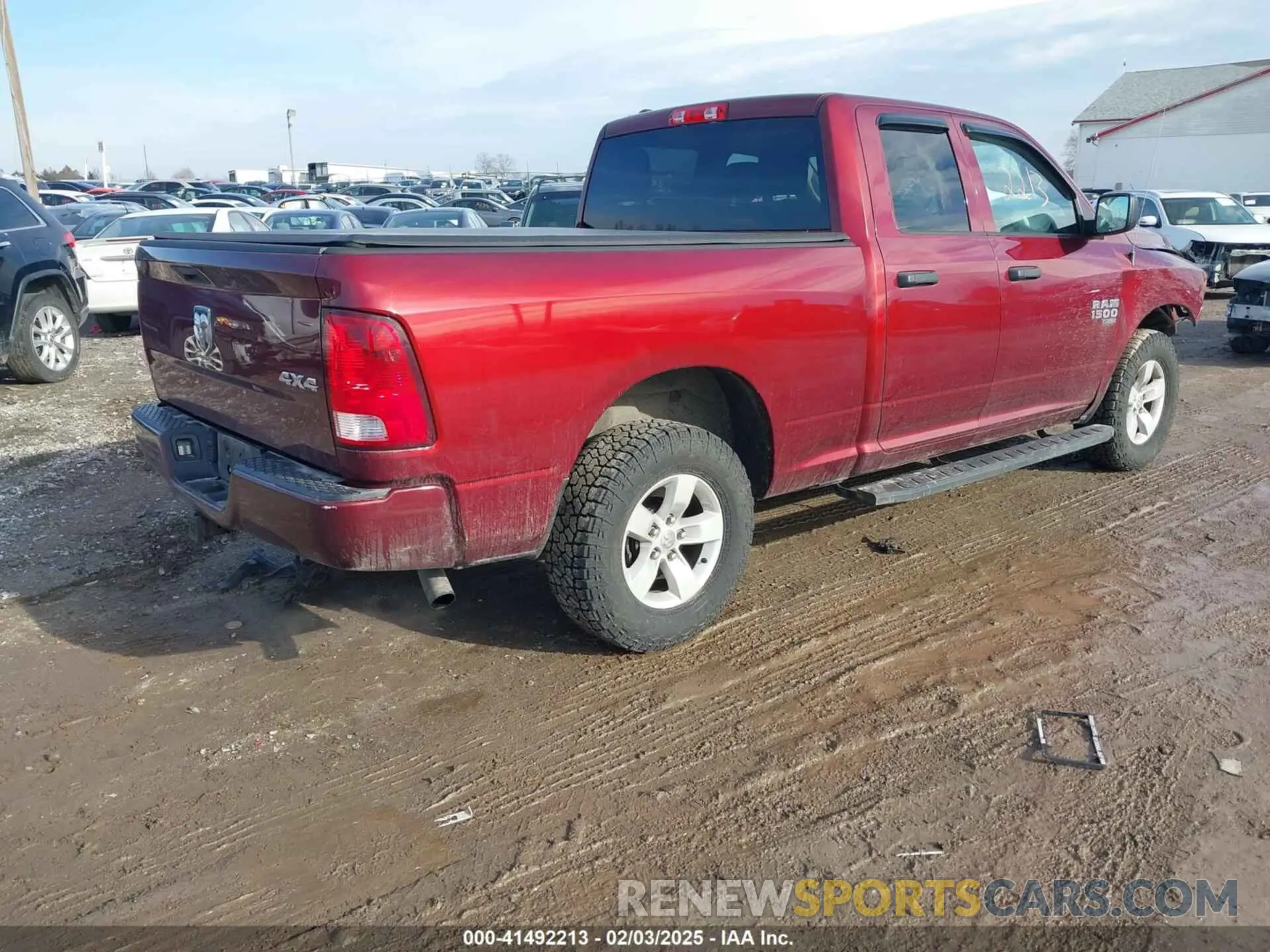 4 Photograph of a damaged car 1C6RR7FGXKS584156 RAM 1500 CLASSIC 2019