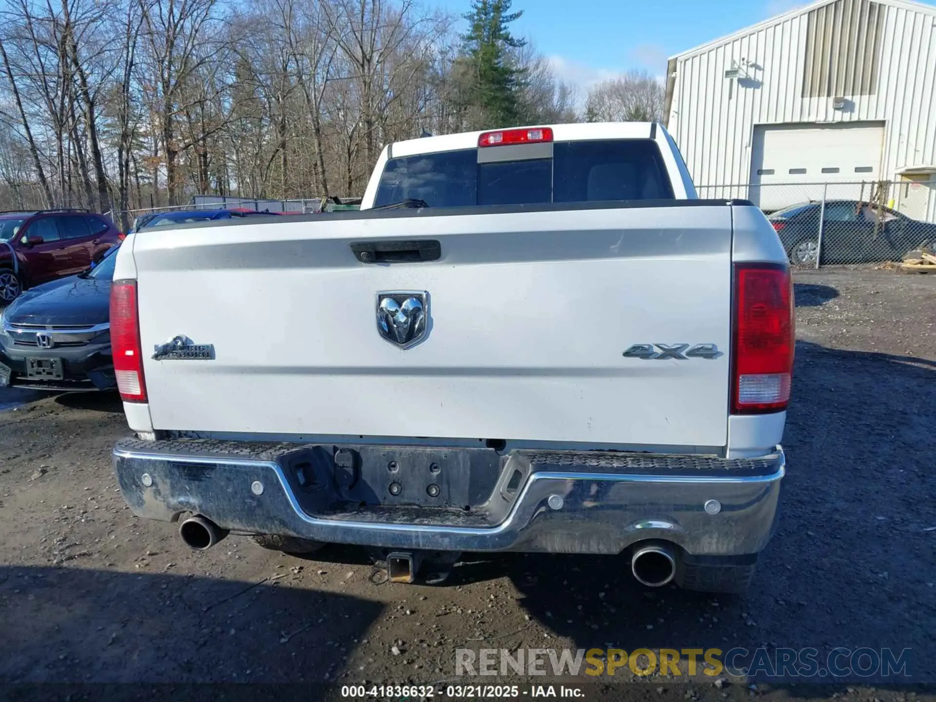 16 Фотография поврежденного автомобиля 1C6RR7LT2KS558085 RAM 1500 CLASSIC 2019