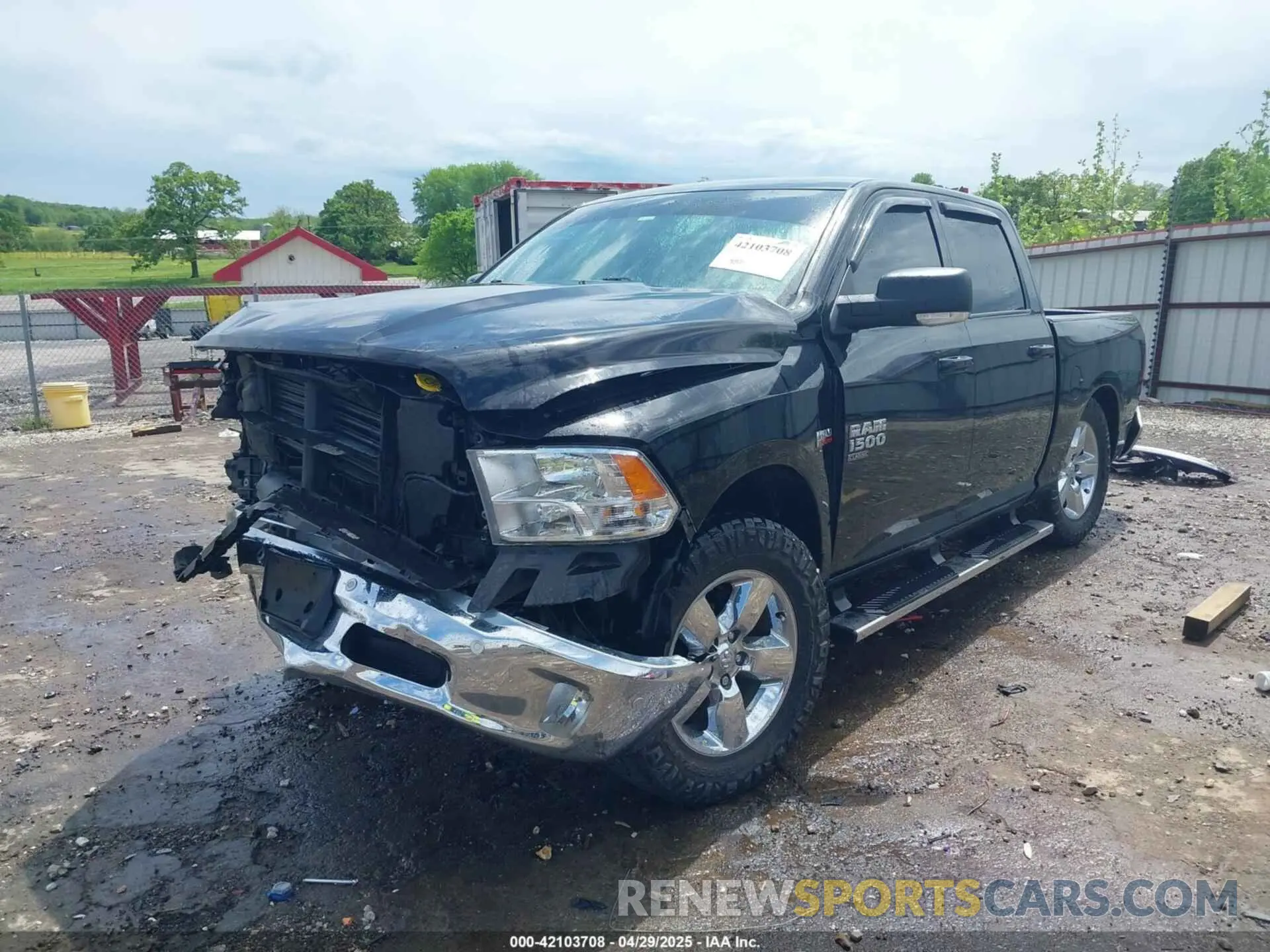 2 Photograph of a damaged car 1C6RR7LT3KS641539 RAM 1500 CLASSIC 2019