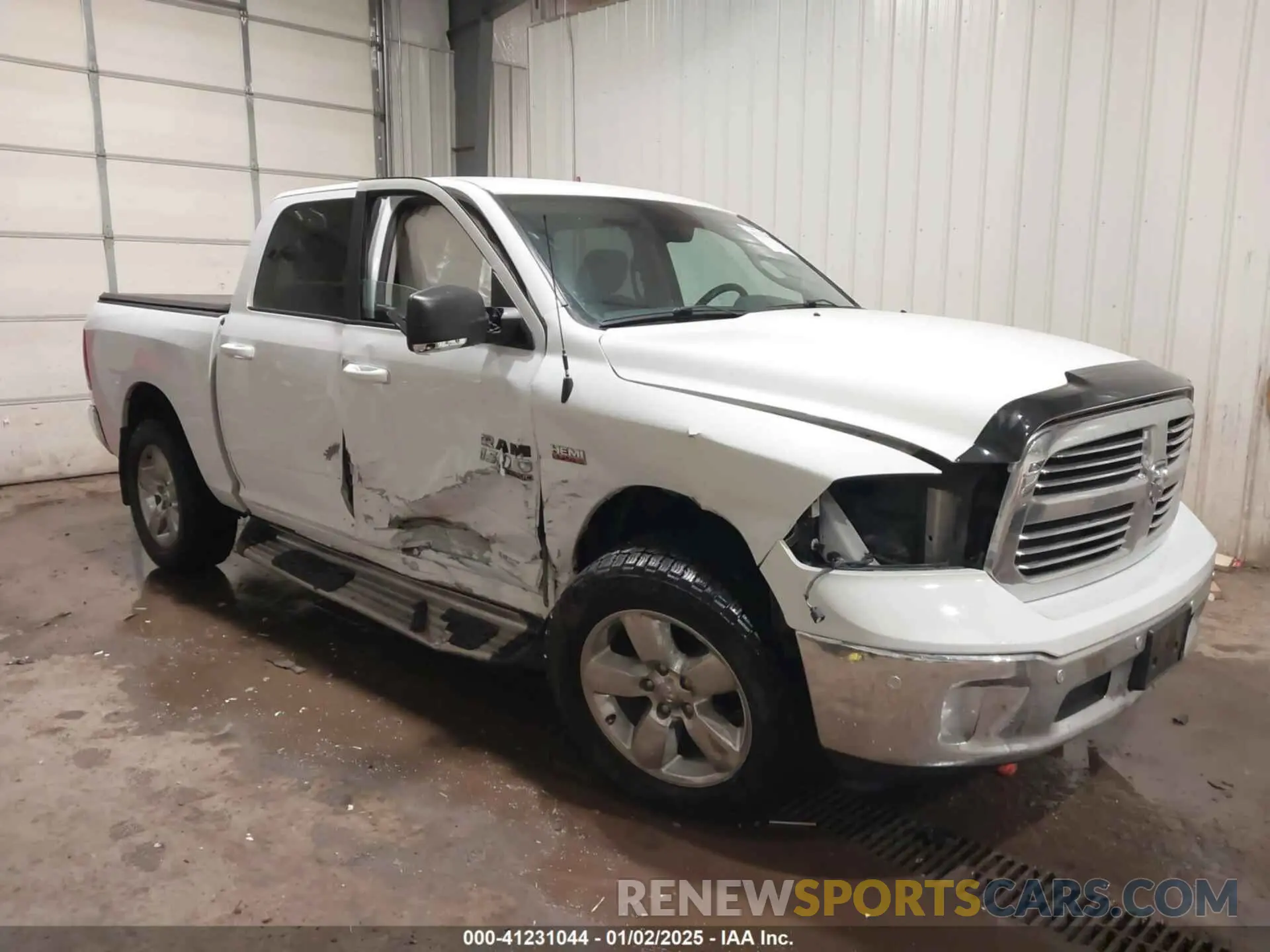 1 Photograph of a damaged car 1C6RR7LT5KS659203 RAM 1500 CLASSIC 2019