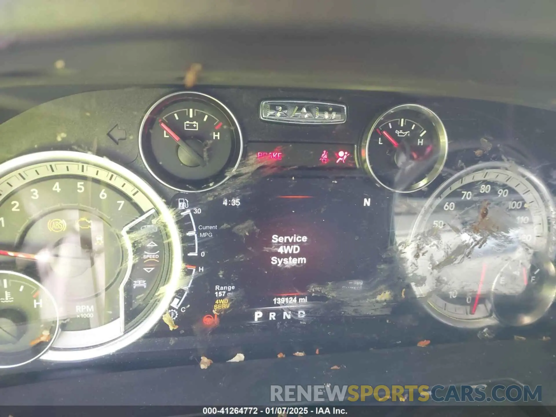 7 Фотография поврежденного автомобиля 1C6RR7LT6KS534632 RAM 1500 CLASSIC 2019