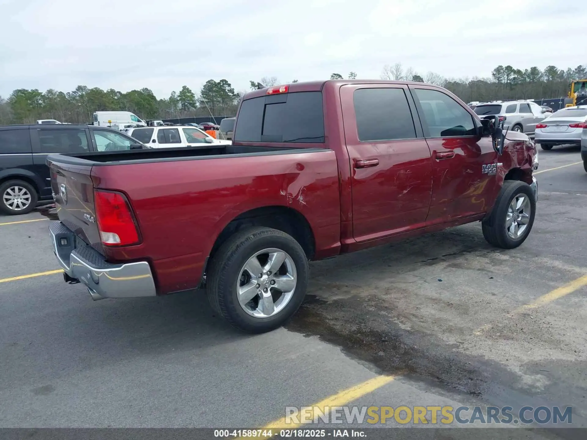 4 Photograph of a damaged car 1C6RR7LT6KS623925 RAM 1500 CLASSIC 2019