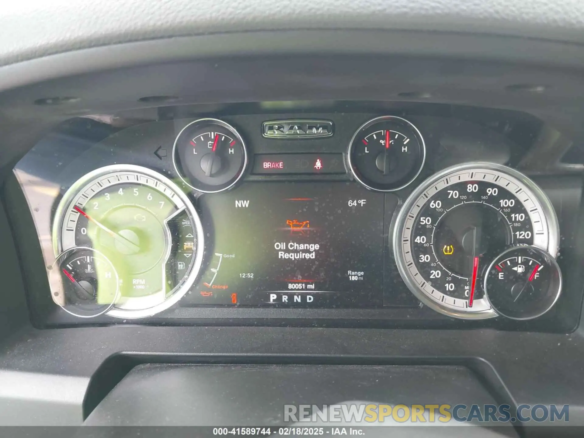 7 Photograph of a damaged car 1C6RR7LT6KS623925 RAM 1500 CLASSIC 2019