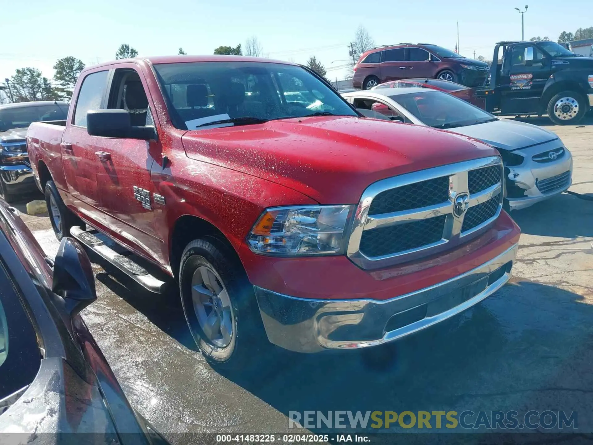 1 Photograph of a damaged car 1C6RR7TT5KS516896 RAM 1500 CLASSIC 2019