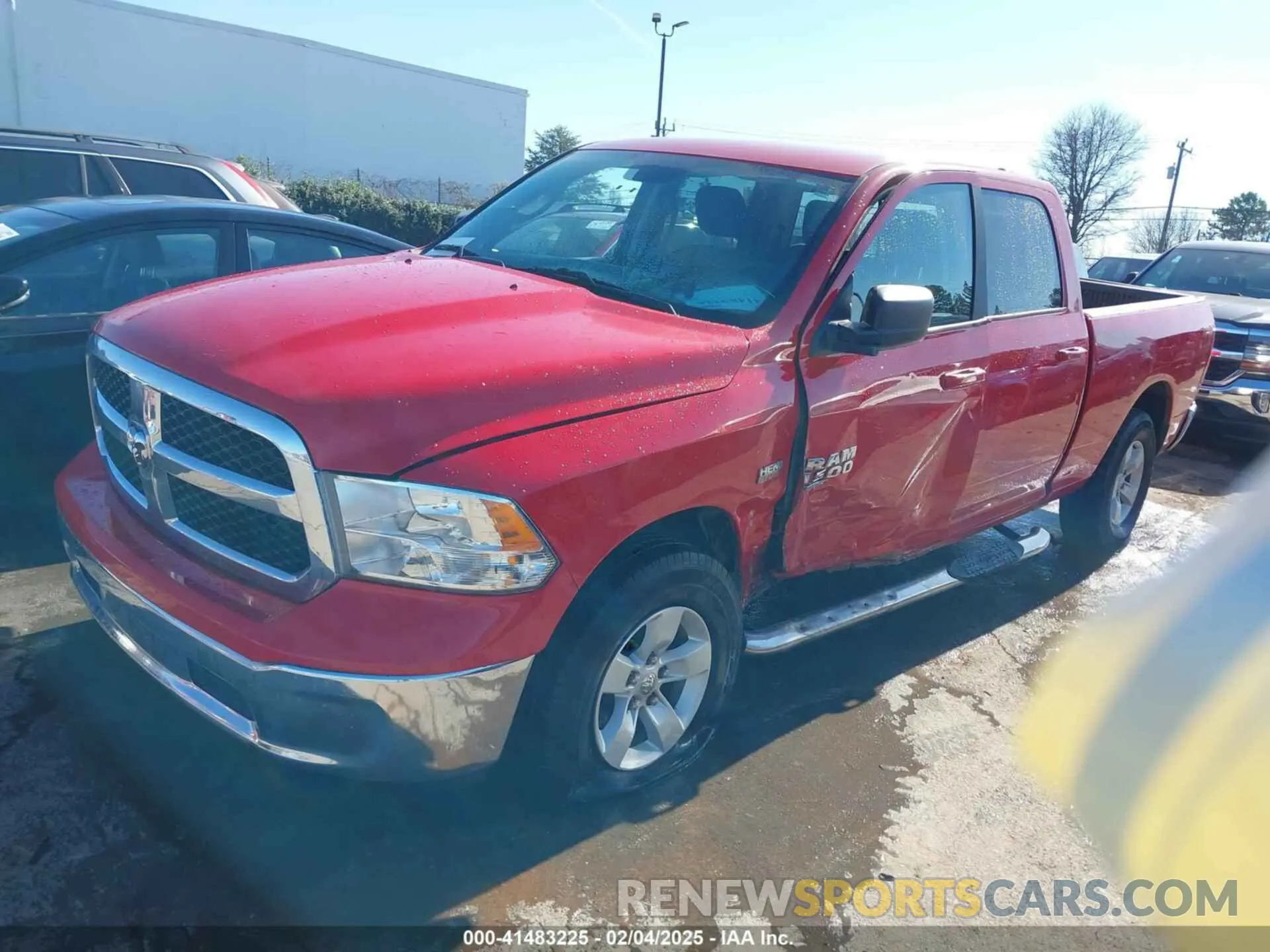 2 Photograph of a damaged car 1C6RR7TT5KS516896 RAM 1500 CLASSIC 2019