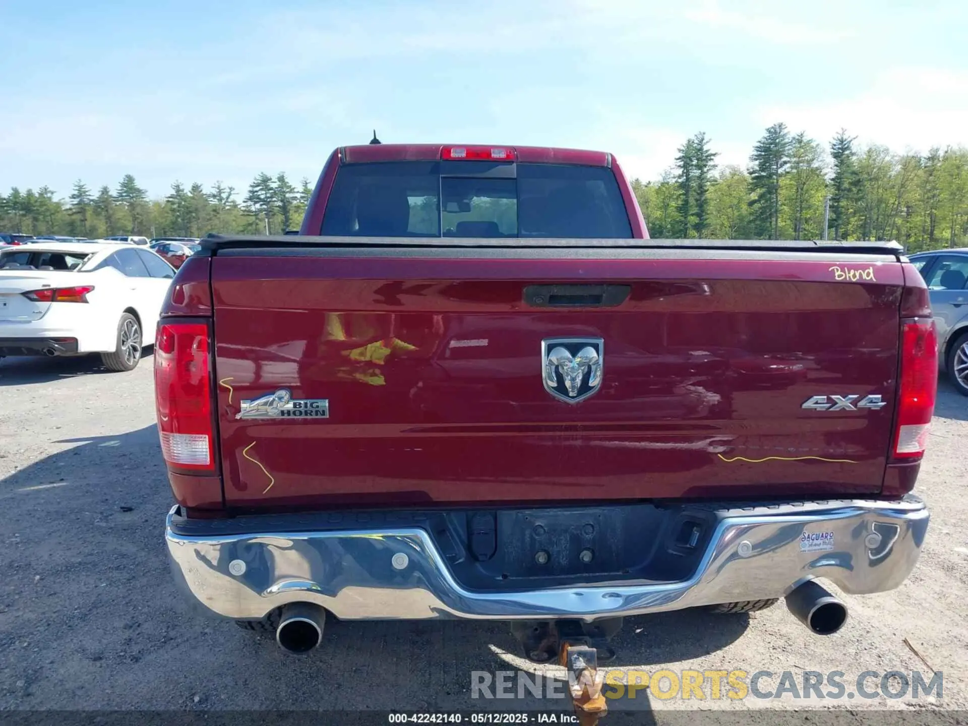 17 Photograph of a damaged car 1C6RR7TT8KS606267 RAM 1500 CLASSIC 2019