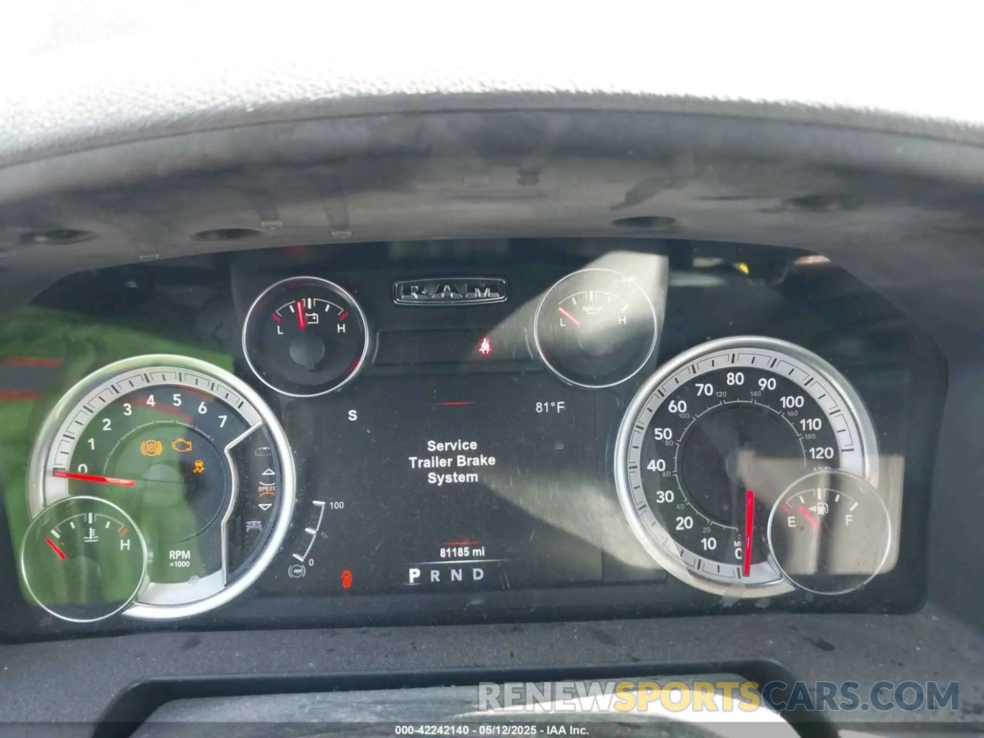 7 Photograph of a damaged car 1C6RR7TT8KS606267 RAM 1500 CLASSIC 2019