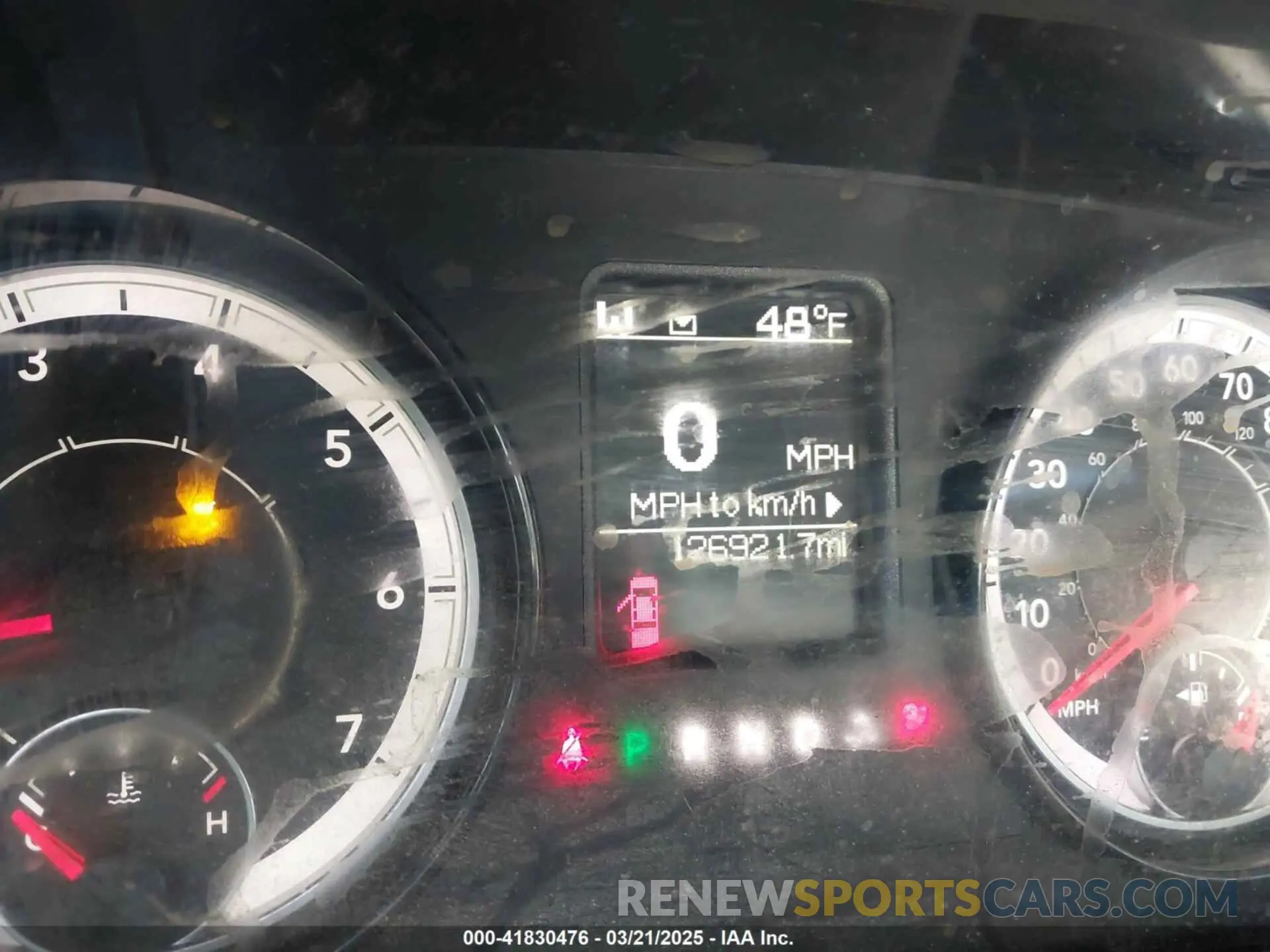7 Photograph of a damaged car 3C6RR7LT0KG630070 RAM 1500 CLASSIC 2019