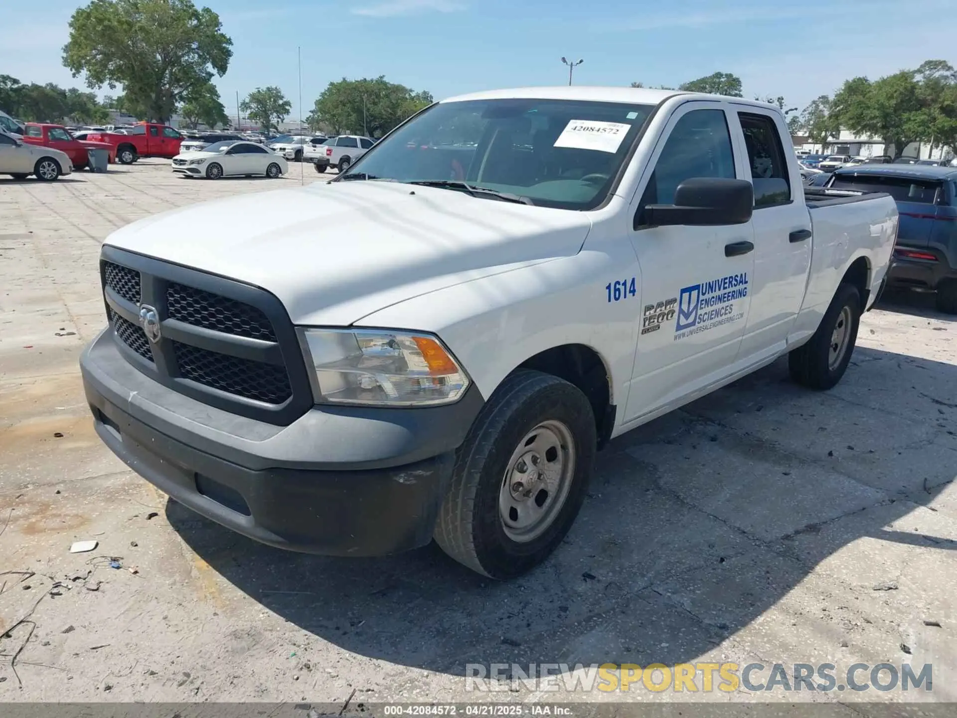 2 Photograph of a damaged car 1C6RR6FGXLS117749 RAM 1500 CLASSIC 2020