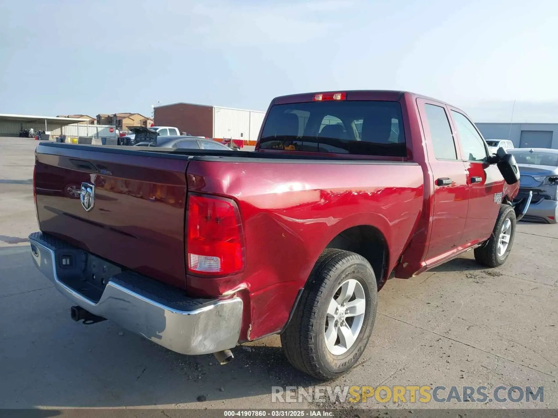 4 Photograph of a damaged car 1C6RR6FT0LS103629 RAM 1500 CLASSIC 2020