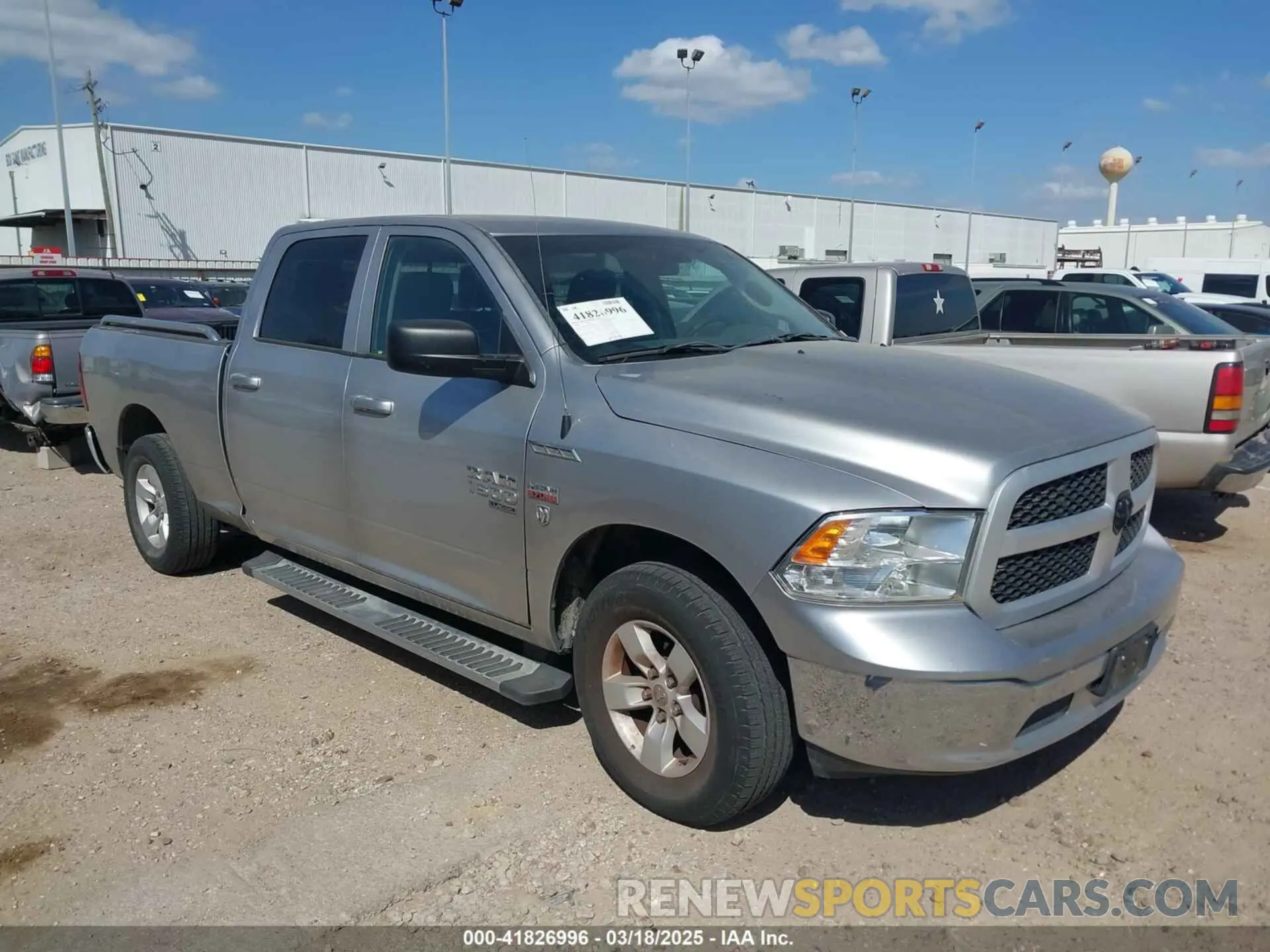 1 Photograph of a damaged car 1C6RR6TT0LS117616 RAM 1500 CLASSIC 2020
