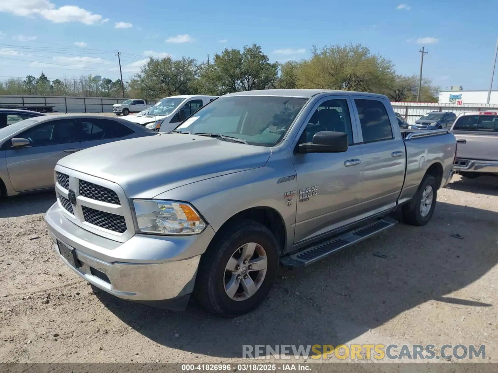 2 Photograph of a damaged car 1C6RR6TT0LS117616 RAM 1500 CLASSIC 2020