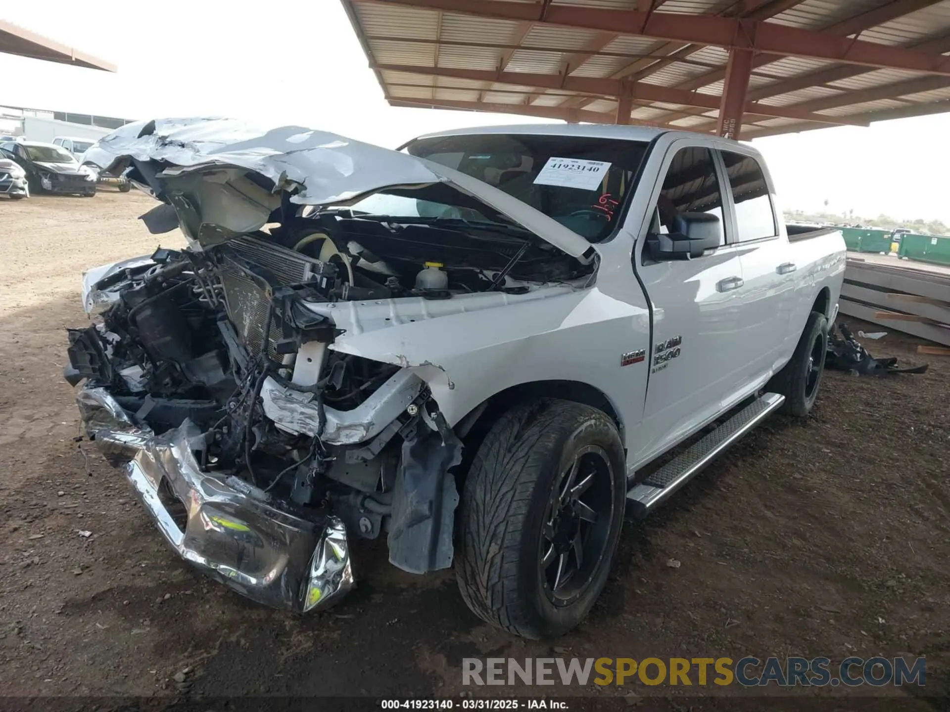 2 Photograph of a damaged car 1C6RR6TT0LS133332 RAM 1500 CLASSIC 2020