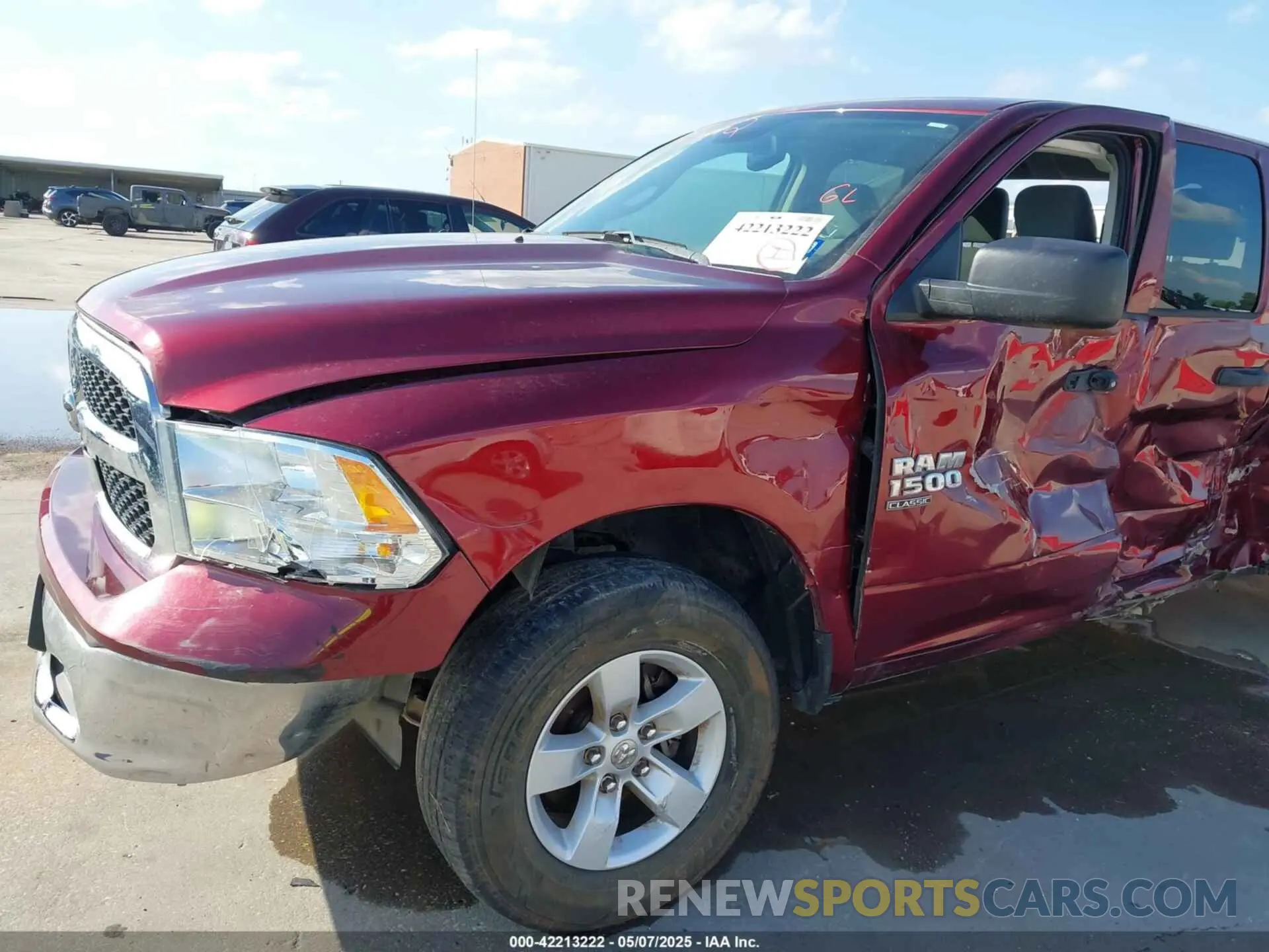 20 Photograph of a damaged car 1C6RR7FG1LS154338 RAM 1500 CLASSIC 2020