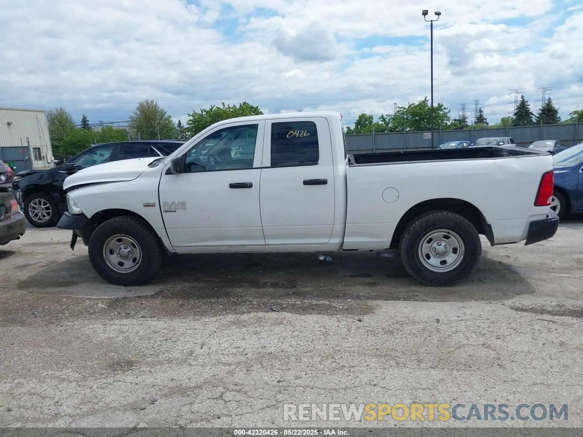 14 Photograph of a damaged car 1C6RR7FT3LS131480 RAM 1500 CLASSIC 2020