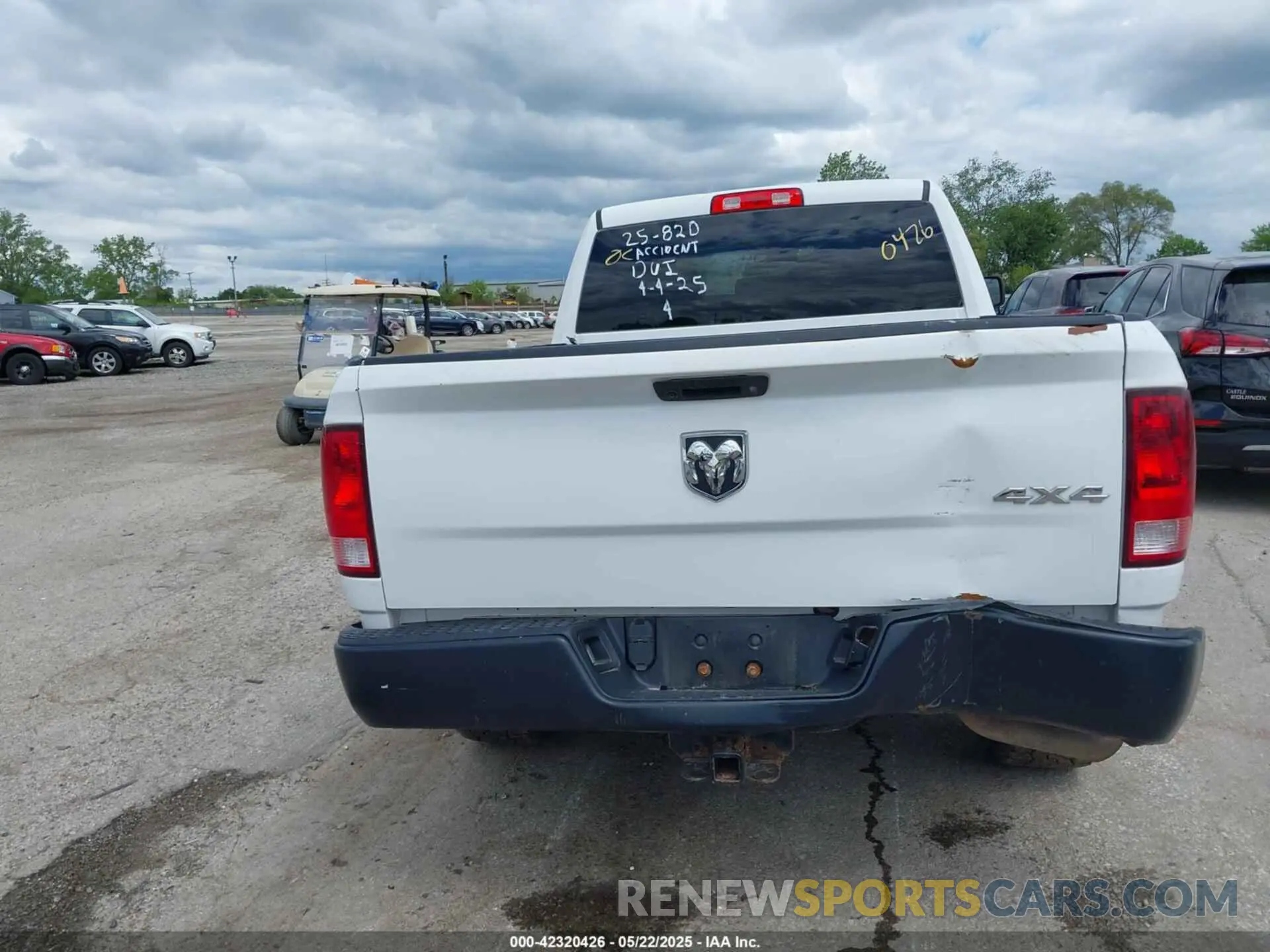 16 Photograph of a damaged car 1C6RR7FT3LS131480 RAM 1500 CLASSIC 2020