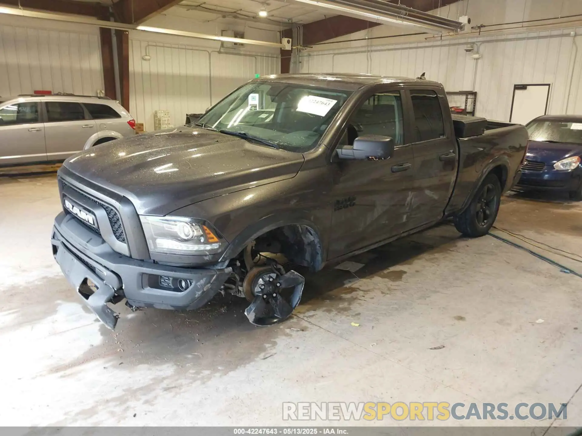 2 Photograph of a damaged car 1C6RR7GG2LS147140 RAM 1500 CLASSIC 2020
